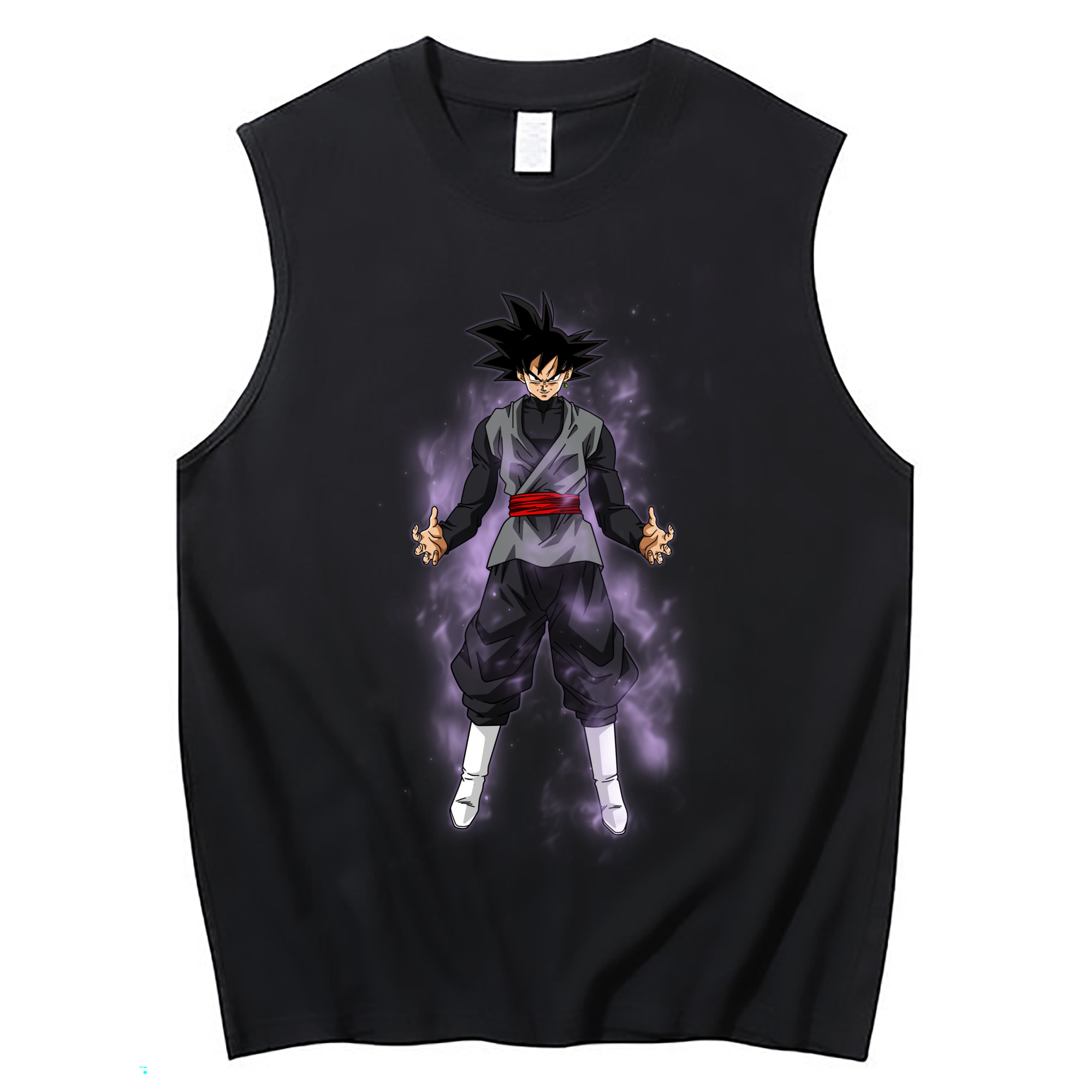 （画像用） ドラゴンボール ベジータ四世（Bejīta Yonsei）DRAGON BALL Vegeta IV コットン100％タンクトップ（フロントプリント）