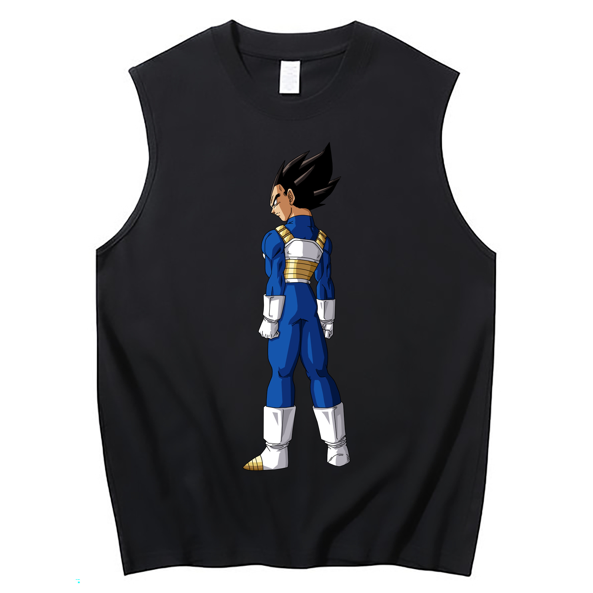 （画像用） ドラゴンボール ベジータ四世（Bejīta Yonsei）DRAGON BALL Vegeta IV コットン100％タンクトップ（フロントプリント）