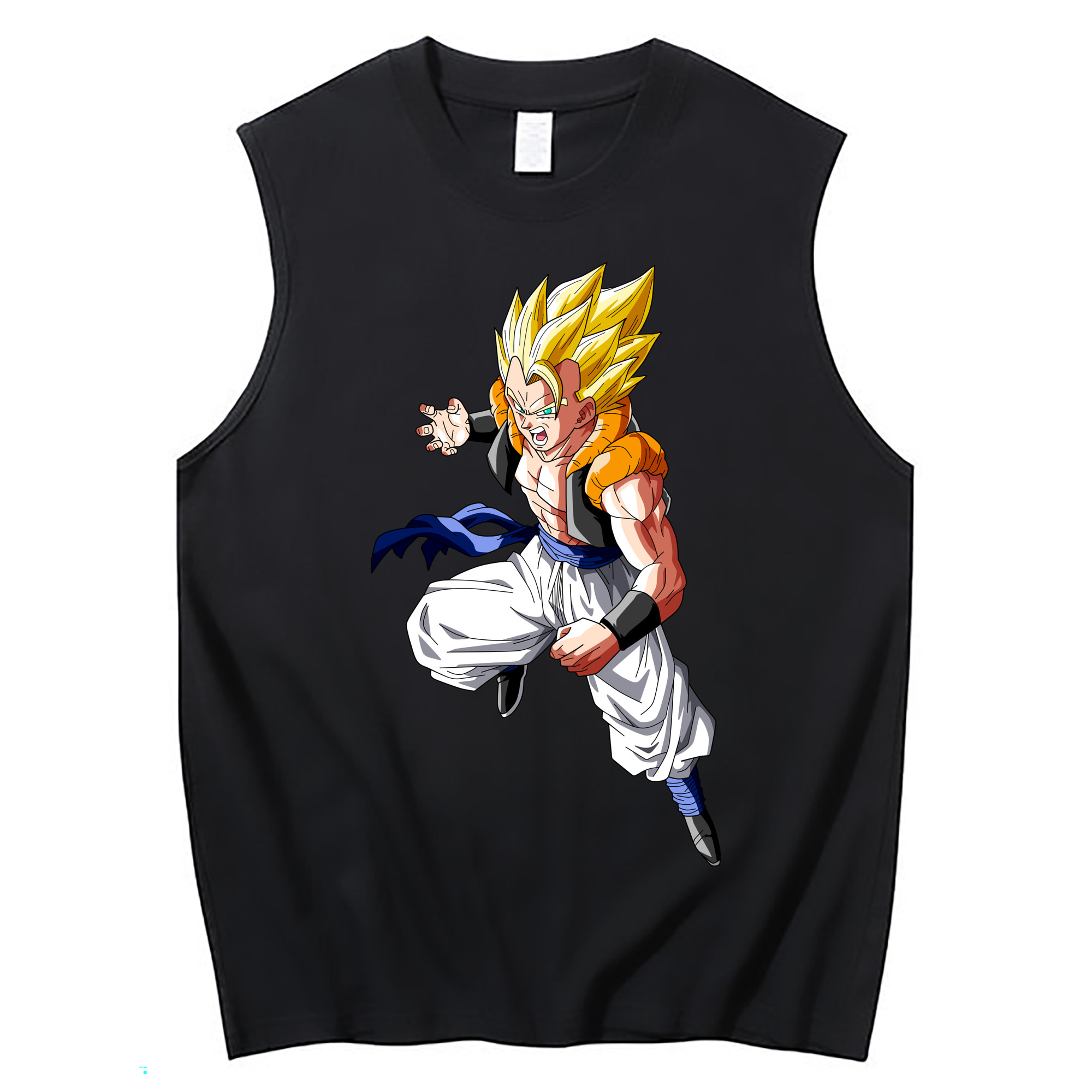 （画像用） ドラゴンボール ベジータ四世（Bejīta Yonsei）DRAGON BALL Vegeta IV コットン100％タンクトップ（フロントプリント）