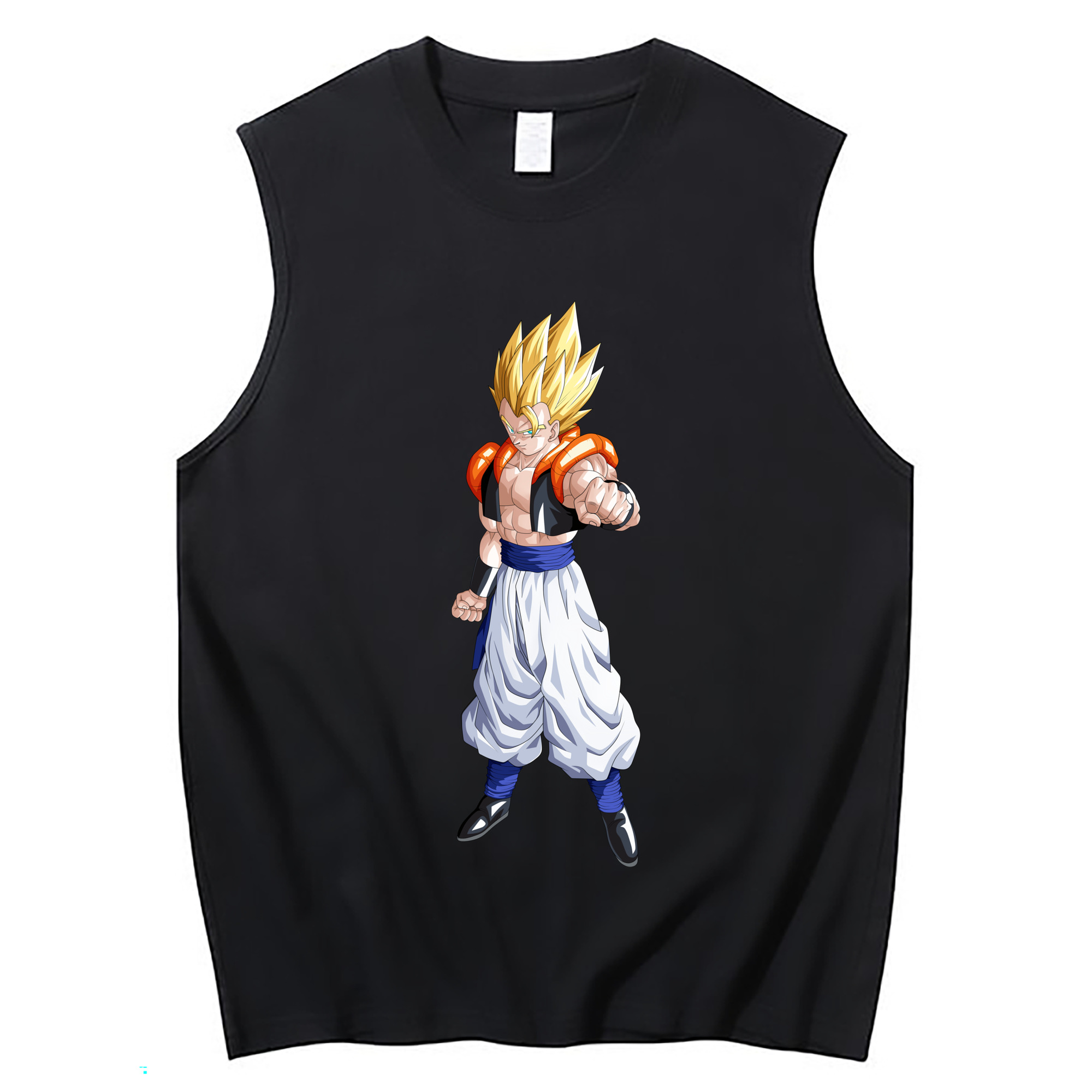 （画像用） ドラゴンボール ベジータ四世（Bejīta Yonsei）DRAGON BALL Vegeta IV コットン100％タンクトップ（フロントプリント）
