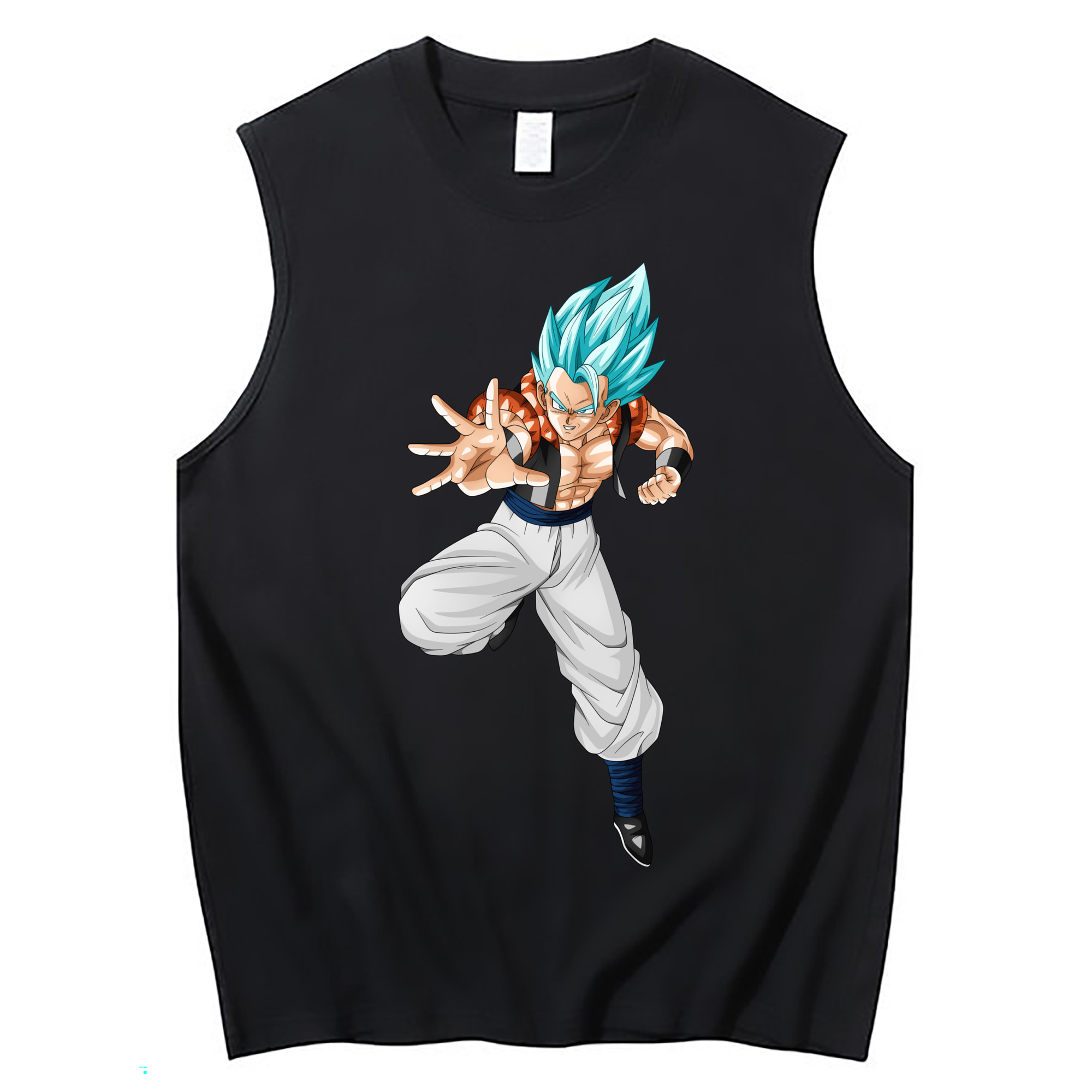 （画像用） ドラゴンボール ベジータ四世（Bejīta Yonsei）DRAGON BALL Vegeta IV コットン100％タンクトップ（フロントプリント）