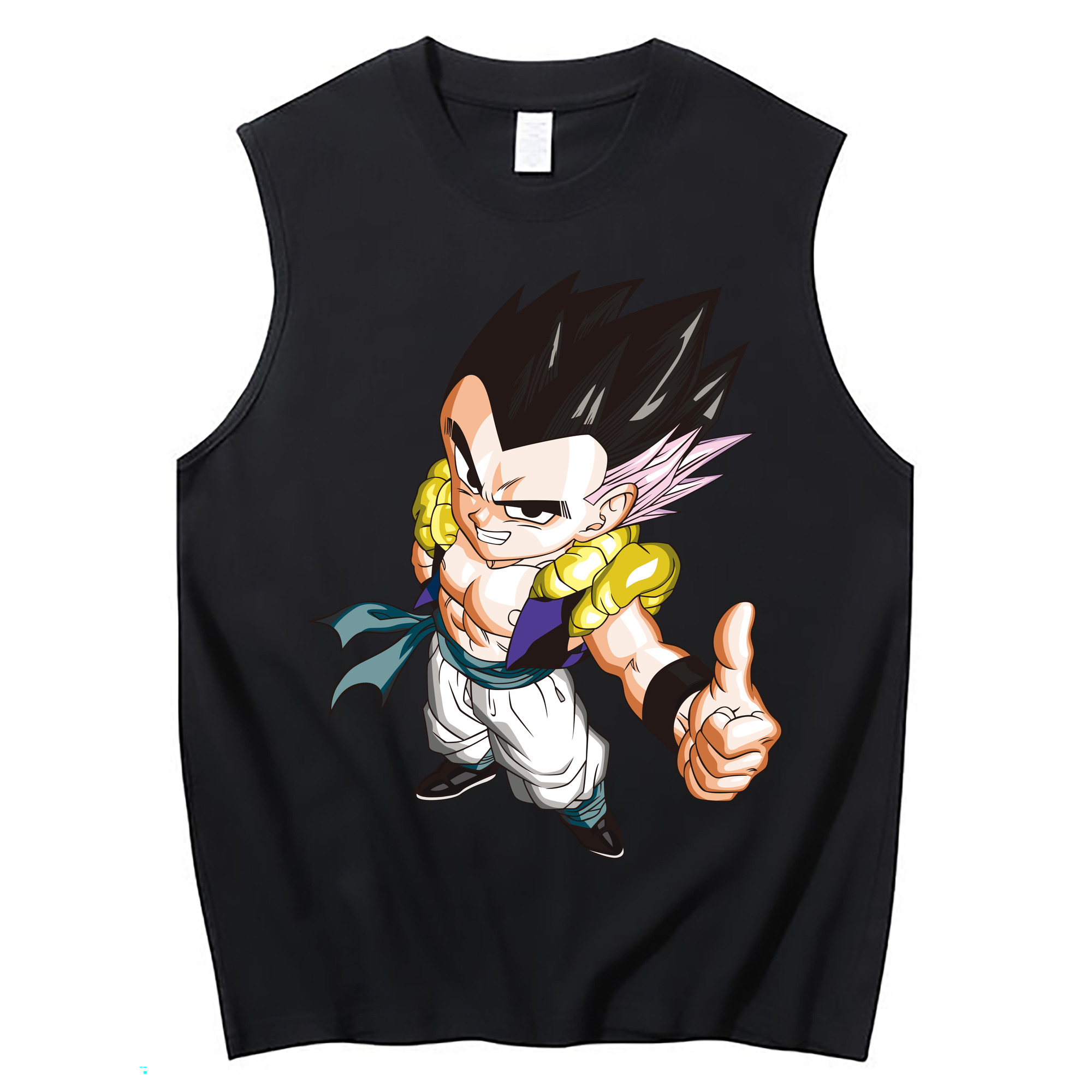（画像用） ドラゴンボール ベジータ四世（Bejīta Yonsei）DRAGON BALL Vegeta IV コットン100％タンクトップ（フロントプリント）