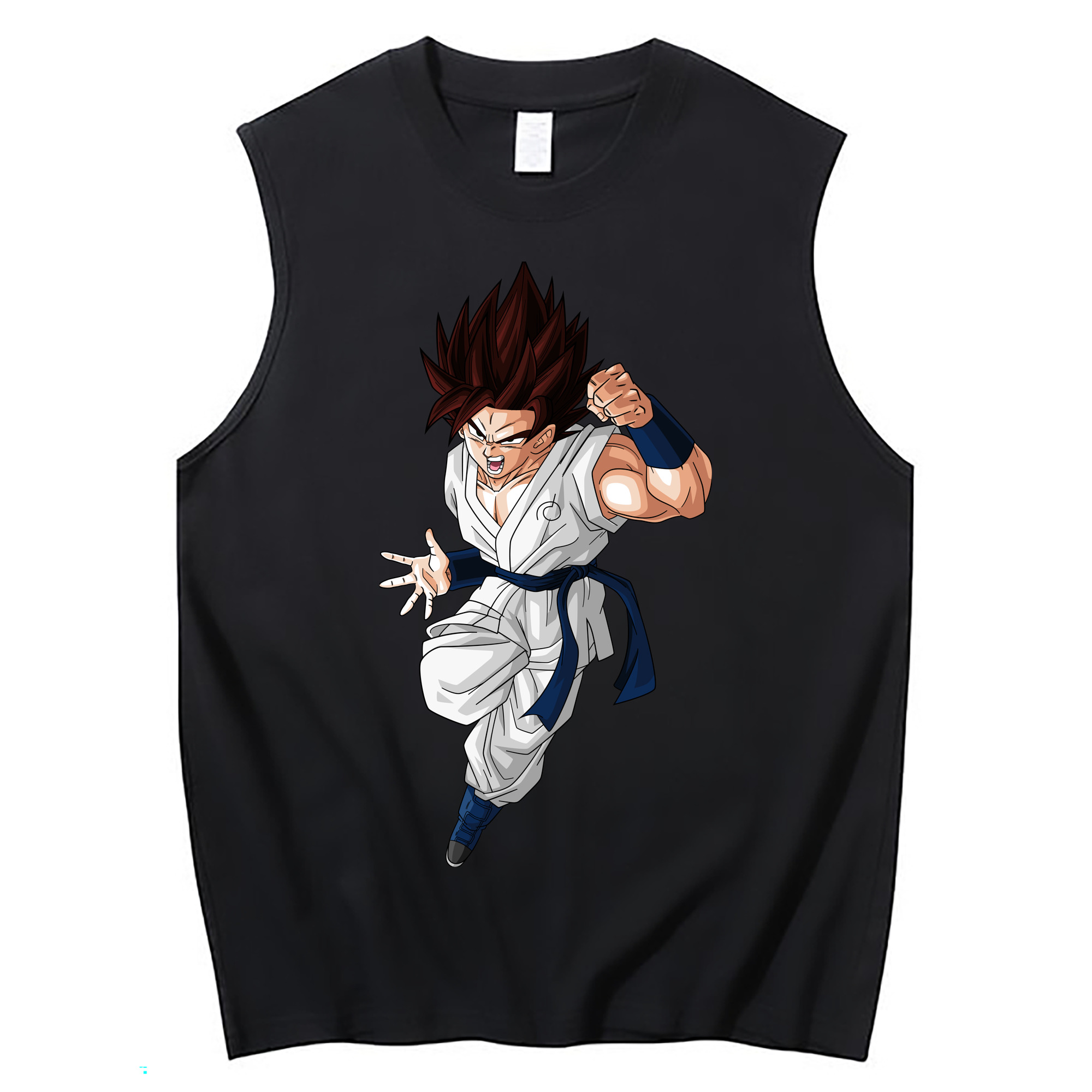 （画像用） ドラゴンボール 孫 悟飯（そんごはん）DRAGON BALL Son Gohan コットン100％タンクトップ（フロントプリント）