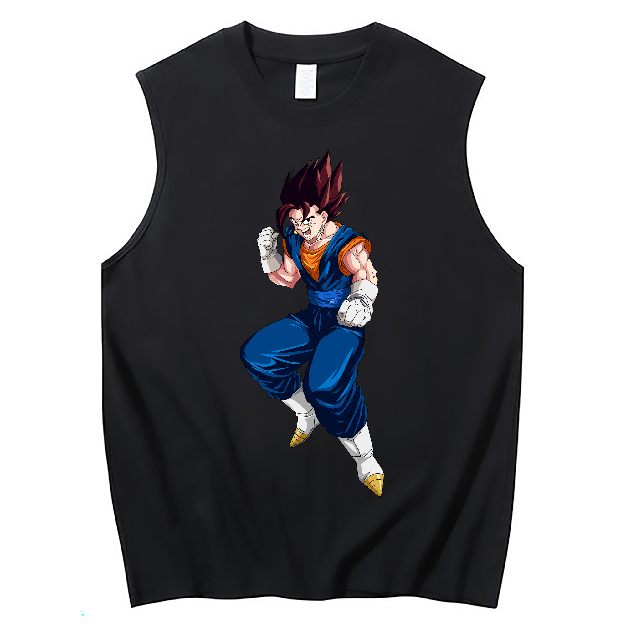 （画像用） ドラゴンボール 孫 悟飯（そんごはん）DRAGON BALL Son Gohan コットン100％タンクトップ（フロントプリント）