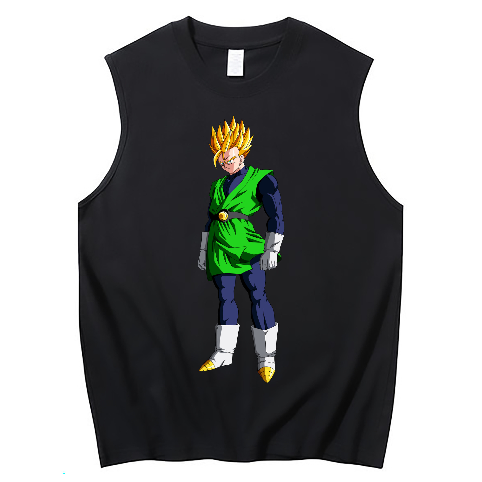 （画像用） ドラゴンボール 孫 悟飯（そんごはん）DRAGON BALL Son Gohan コットン100％タンクトップ（フロントプリント）