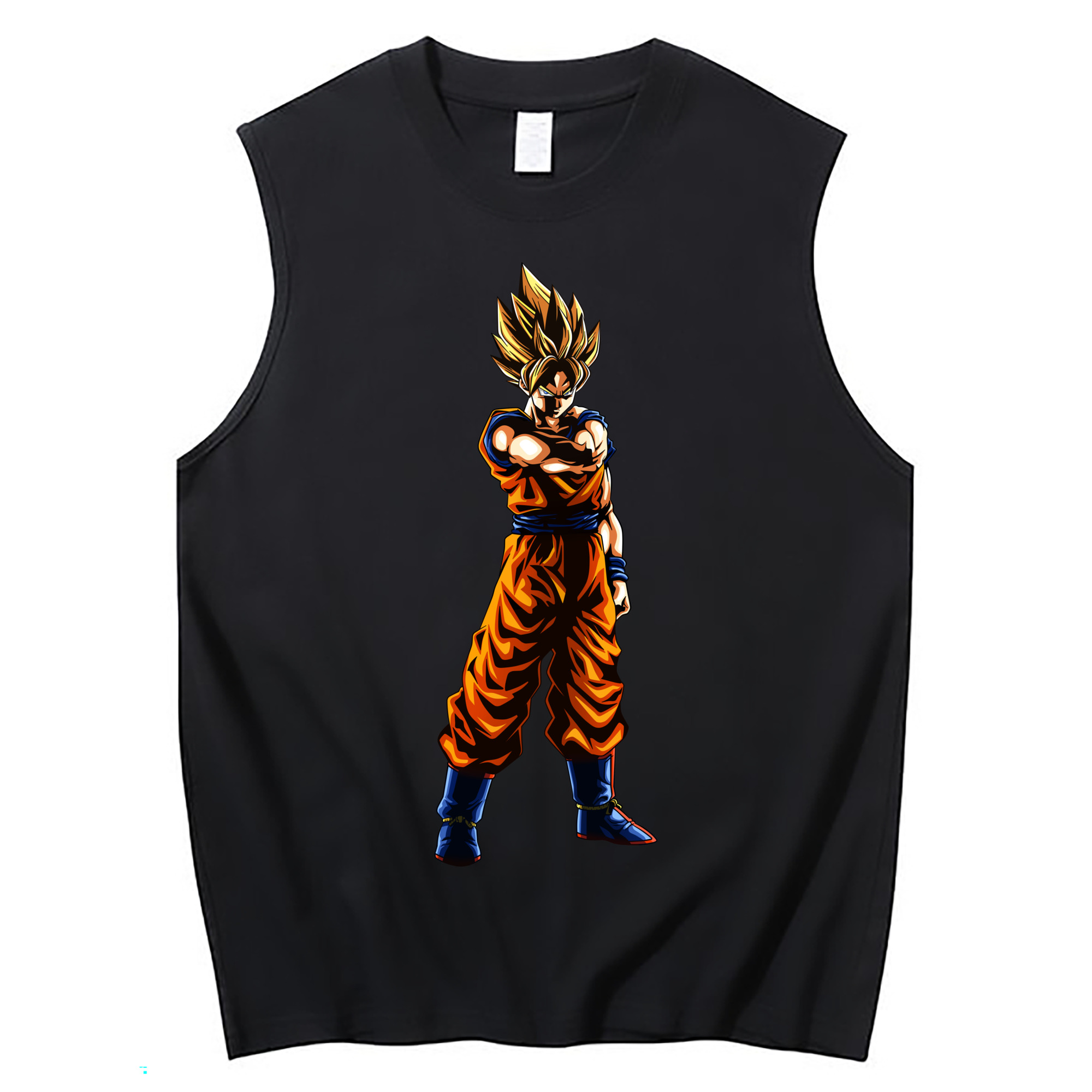 （画像用） ドラゴンボール 孫 悟飯（そんごはん）DRAGON BALL Son Gohan コットン100％タンクトップ（フロントプリント）