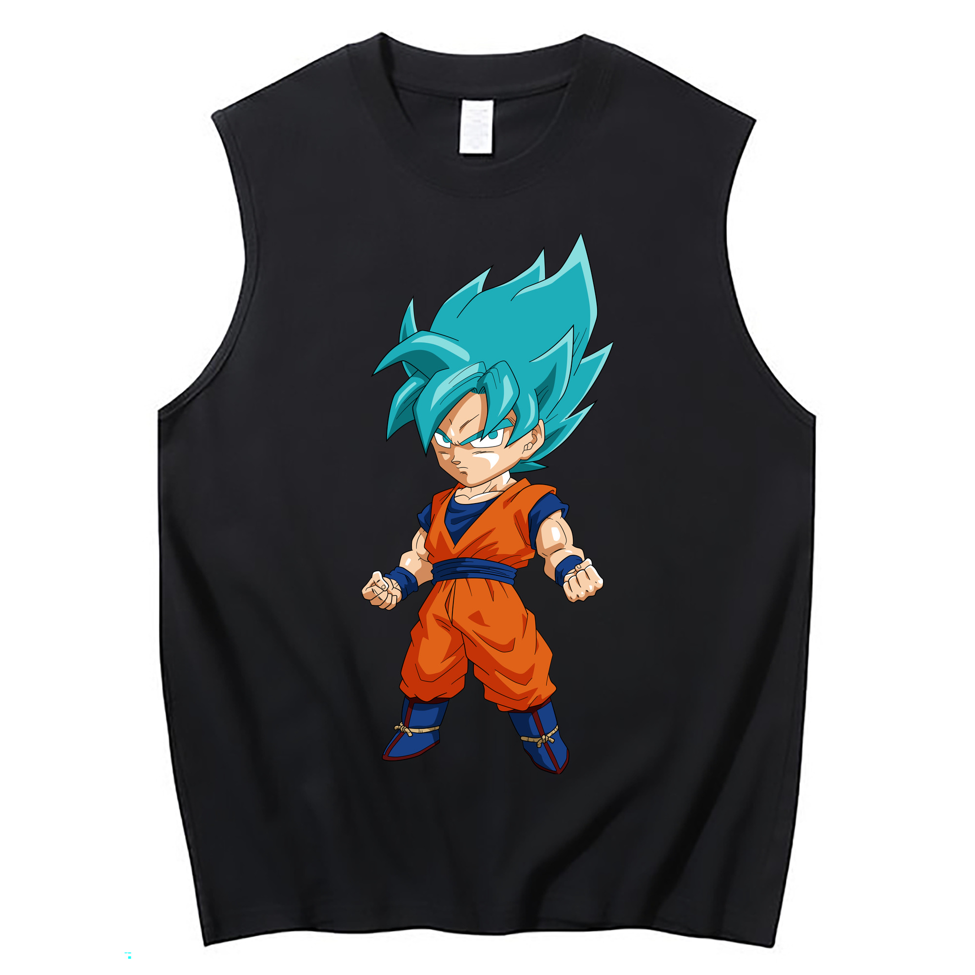 （画像用） ドラゴンボール 孫 悟飯（そんごはん）DRAGON BALL Son Gohan コットン100％タンクトップ（フロントプリント）