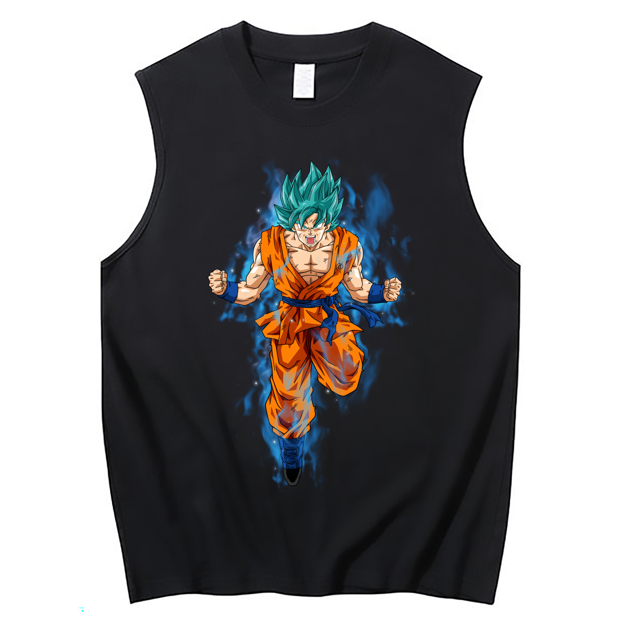 （画像用） ドラゴンボール 孫 悟飯（そんごはん）DRAGON BALL Son Gohan コットン100％タンクトップ（フロントプリント）