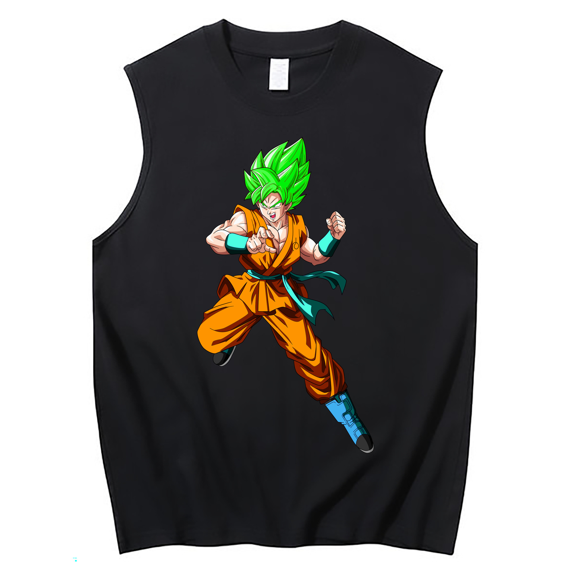 （画像用） ドラゴンボール 孫 悟飯（そんごはん）DRAGON BALL Son Gohan コットン100％タンクトップ（フロントプリント）
