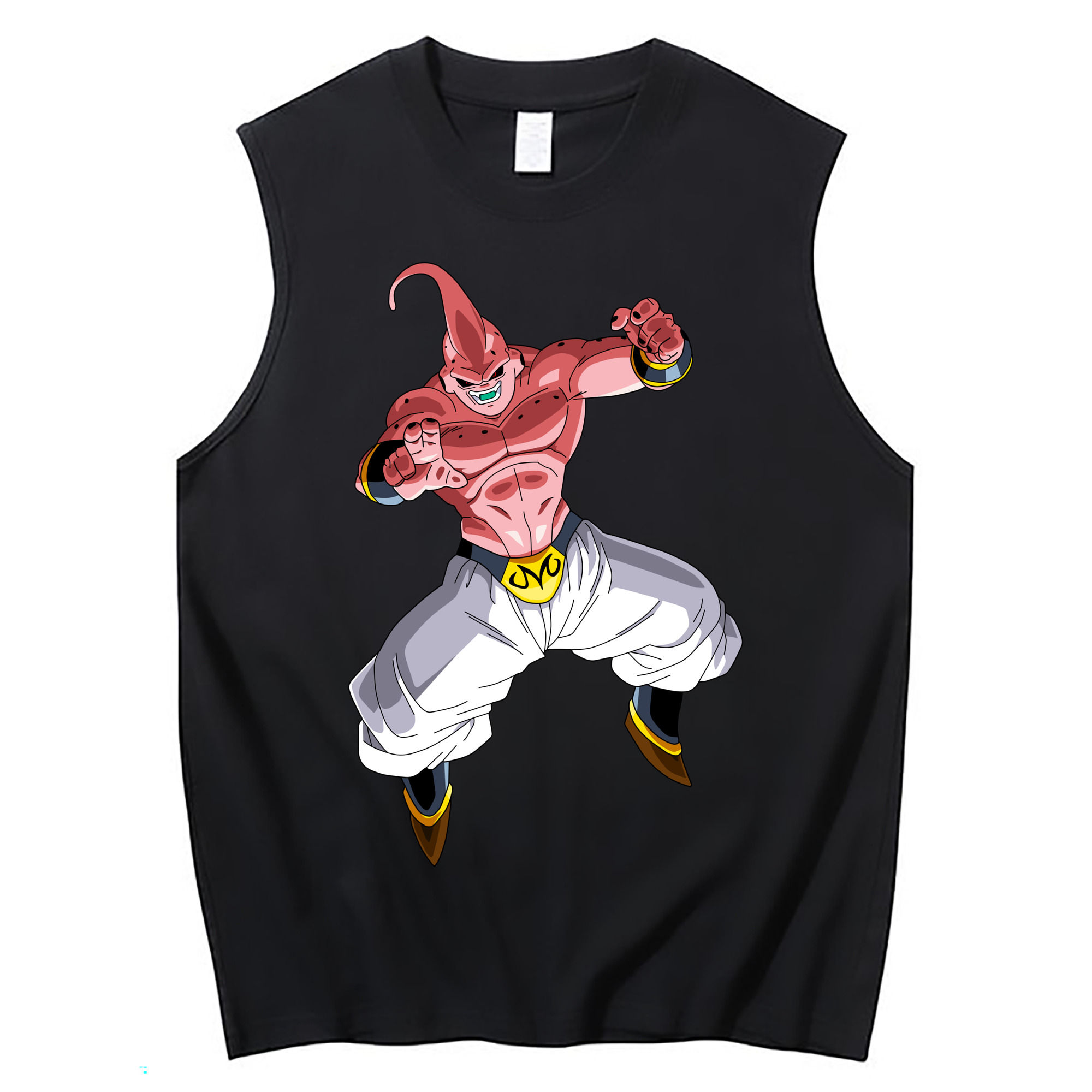 （画像用） ドラゴンボール 魔人ブウ DRAGON BALL Majin Buu コットン100％タンクトップ（フロントプリント）
