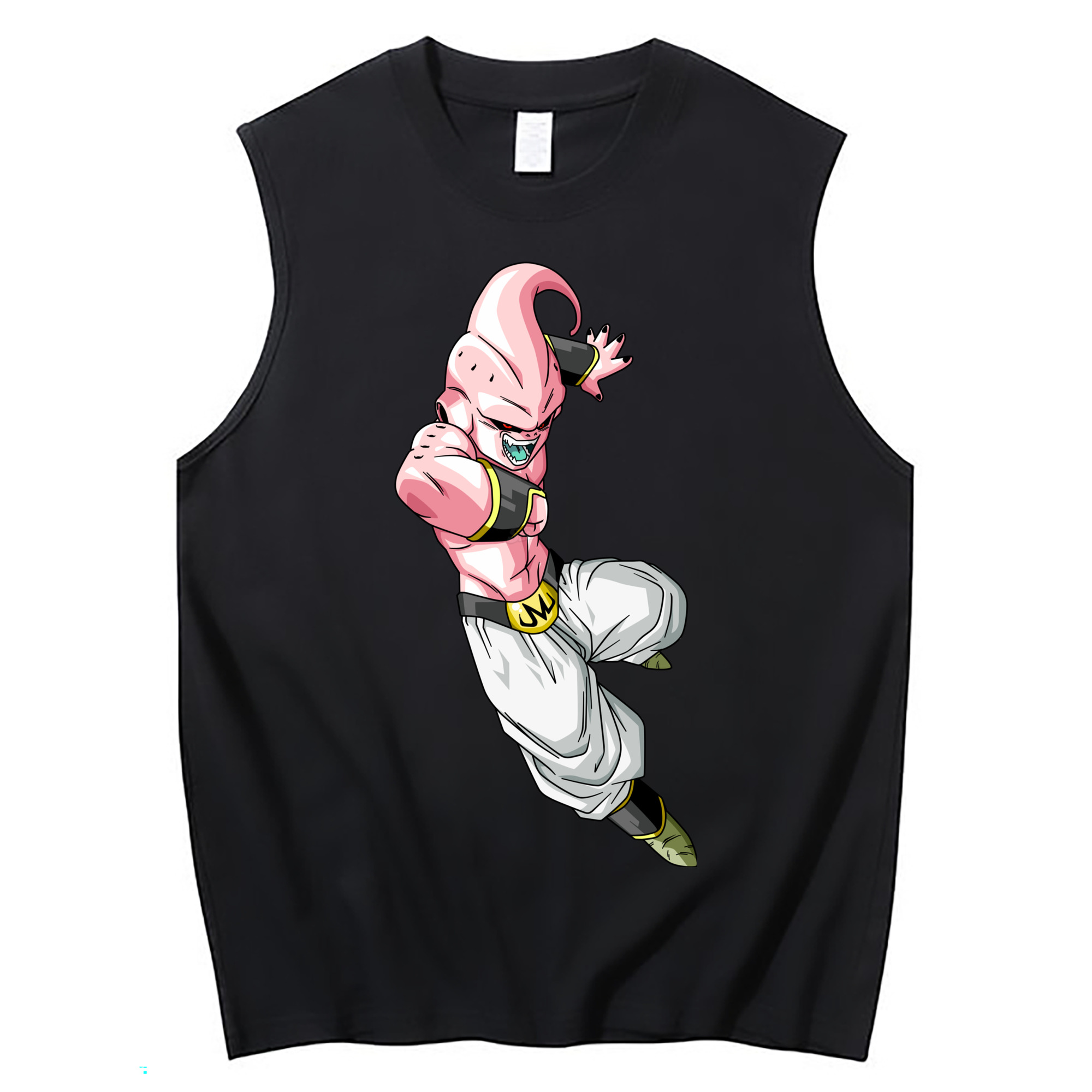 （画像用） ドラゴンボール 魔人ブウ DRAGON BALL Majin Buu コットン100％タンクトップ（フロントプリント）
