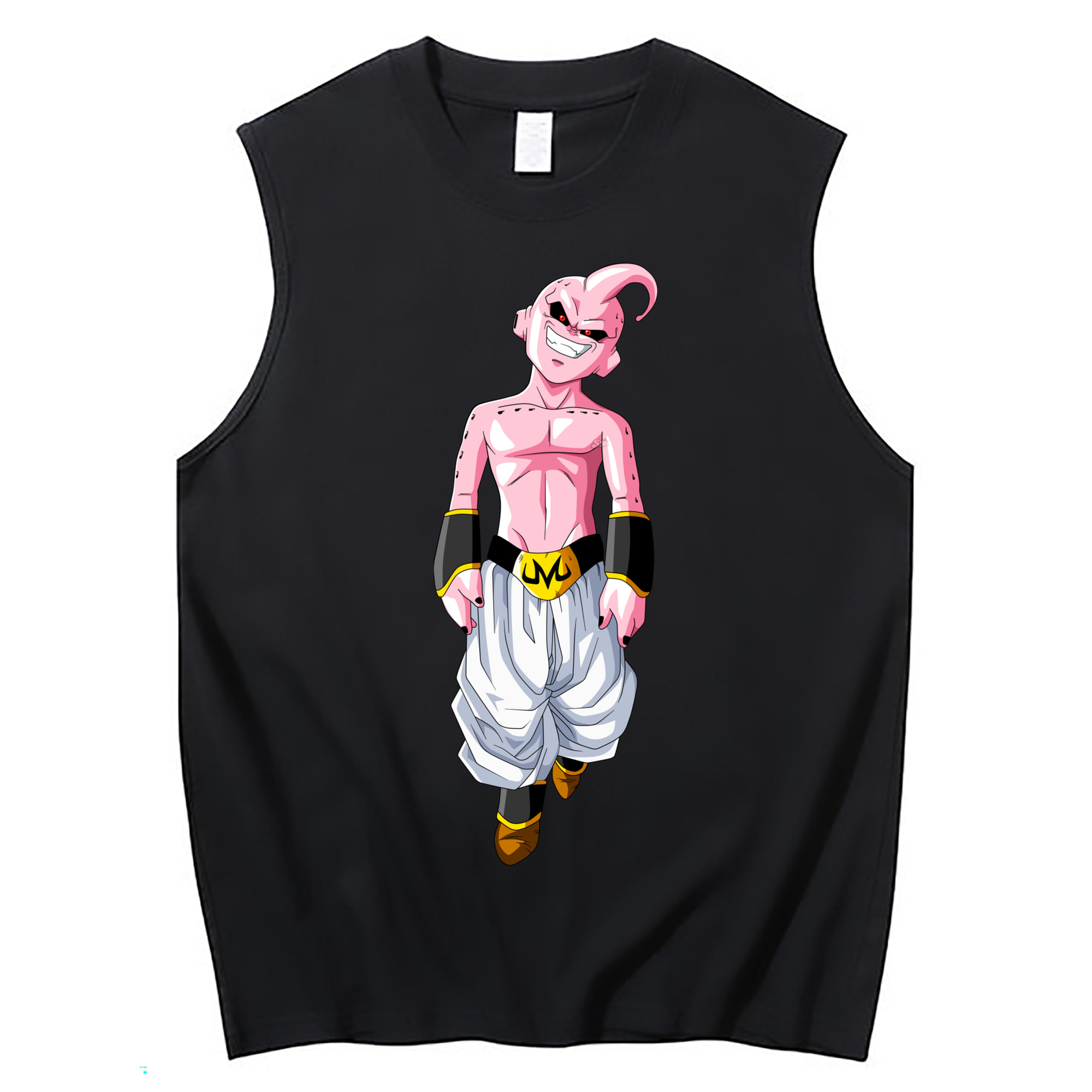 （画像用） ドラゴンボール 魔人ブウ DRAGON BALL Majin Buu コットン100％タンクトップ（フロントプリント）