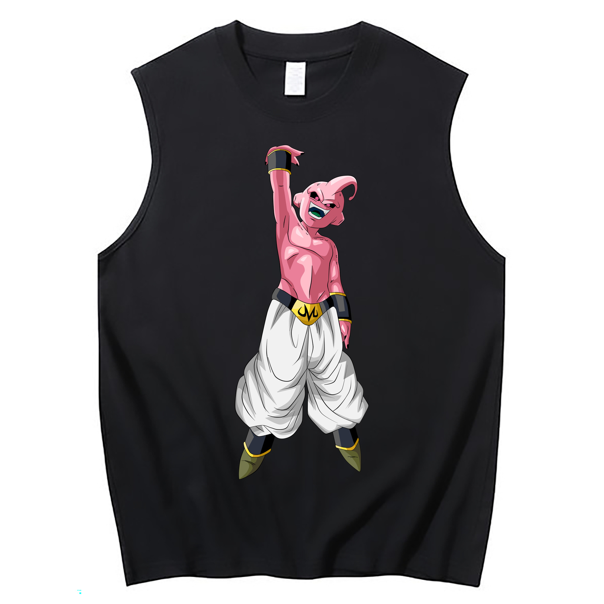 （画像用） ドラゴンボール 魔人ブウ DRAGON BALL Majin Buu コットン100％タンクトップ（フロントプリント）