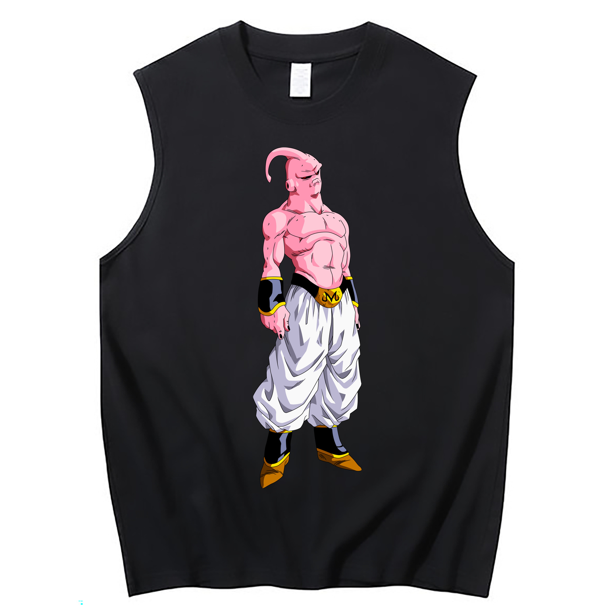 （画像用） ドラゴンボール 魔人ブウ DRAGON BALL Majin Buu コットン100％タンクトップ（フロントプリント）