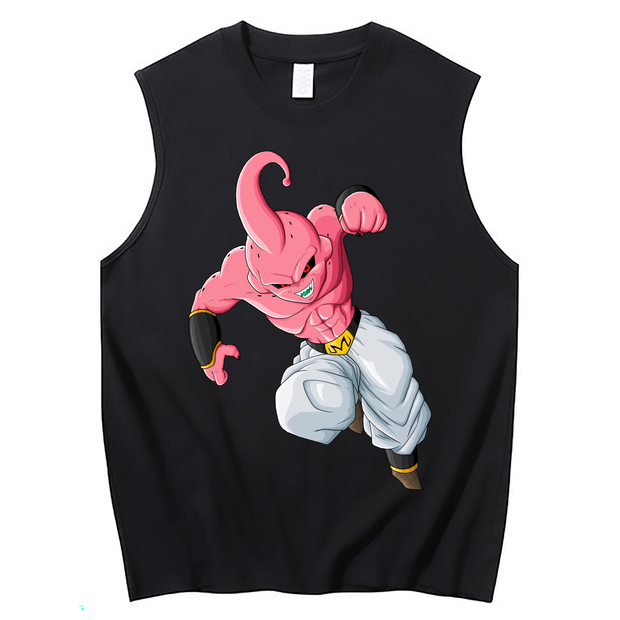 （画像用） ドラゴンボール 魔人ブウ DRAGON BALL Majin Buu コットン100％タンクトップ（フロントプリント）