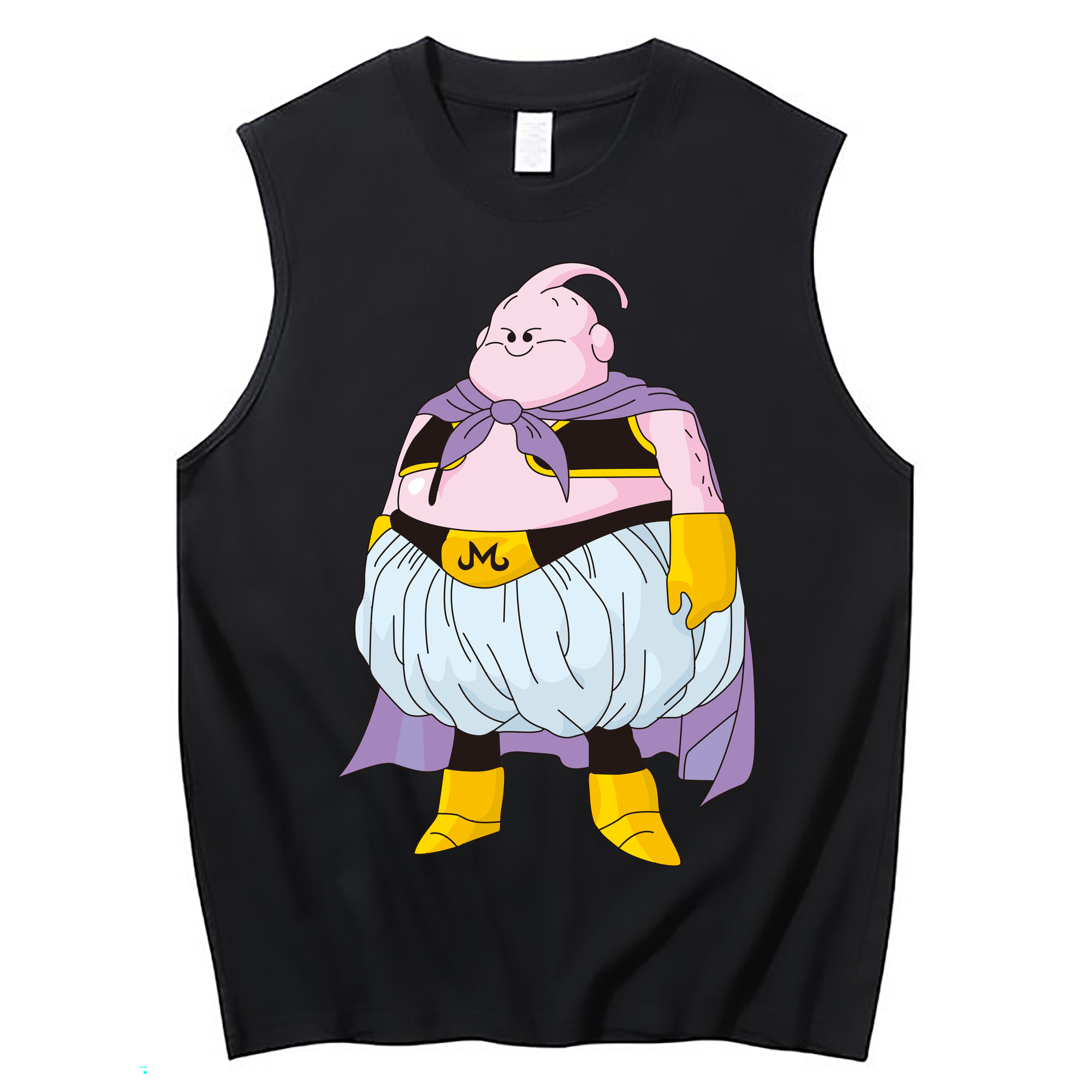 （画像用） ドラゴンボール 魔人ブウ DRAGON BALL Majin Buu コットン100％タンクトップ（フロントプリント）
