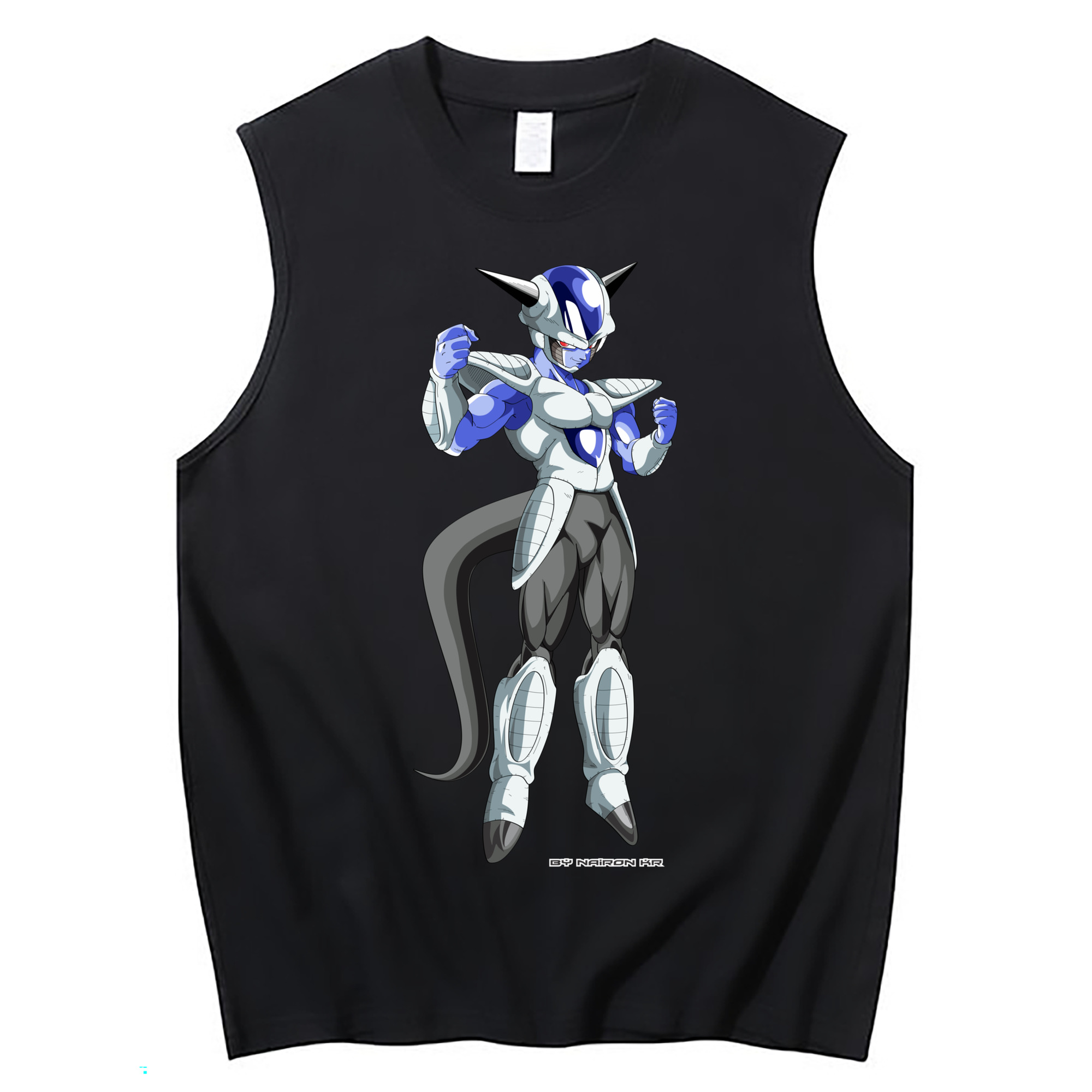 （画像用） ドラゴンボール フリーザ DRAGON BALL Frieza コットン100％タンクトップ（フロントプリント）