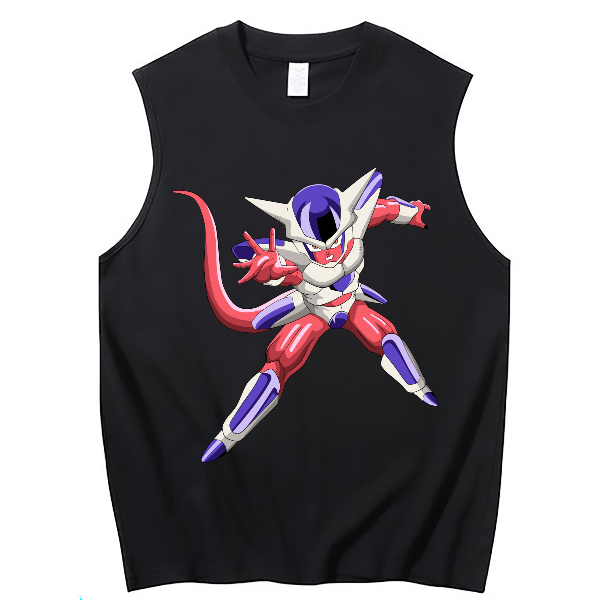 （画像用） ドラゴンボール フリーザ DRAGON BALL Frieza コットン100％タンクトップ（フロントプリント）