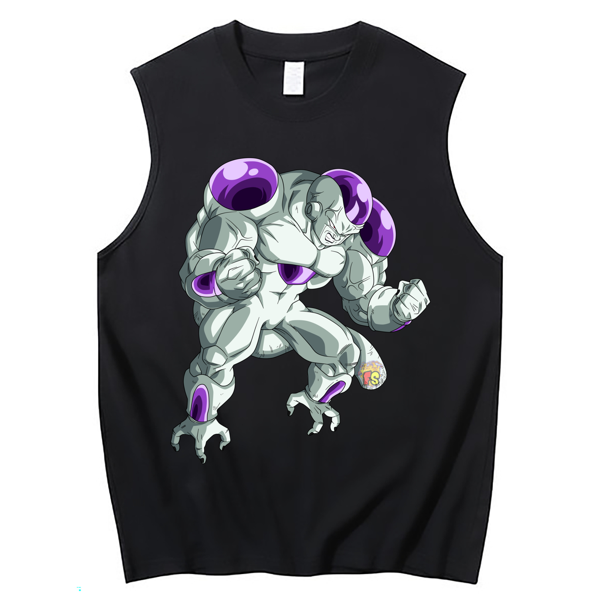 （画像用） ドラゴンボール フリーザ DRAGON BALL Frieza コットン100％タンクトップ（フロントプリント）