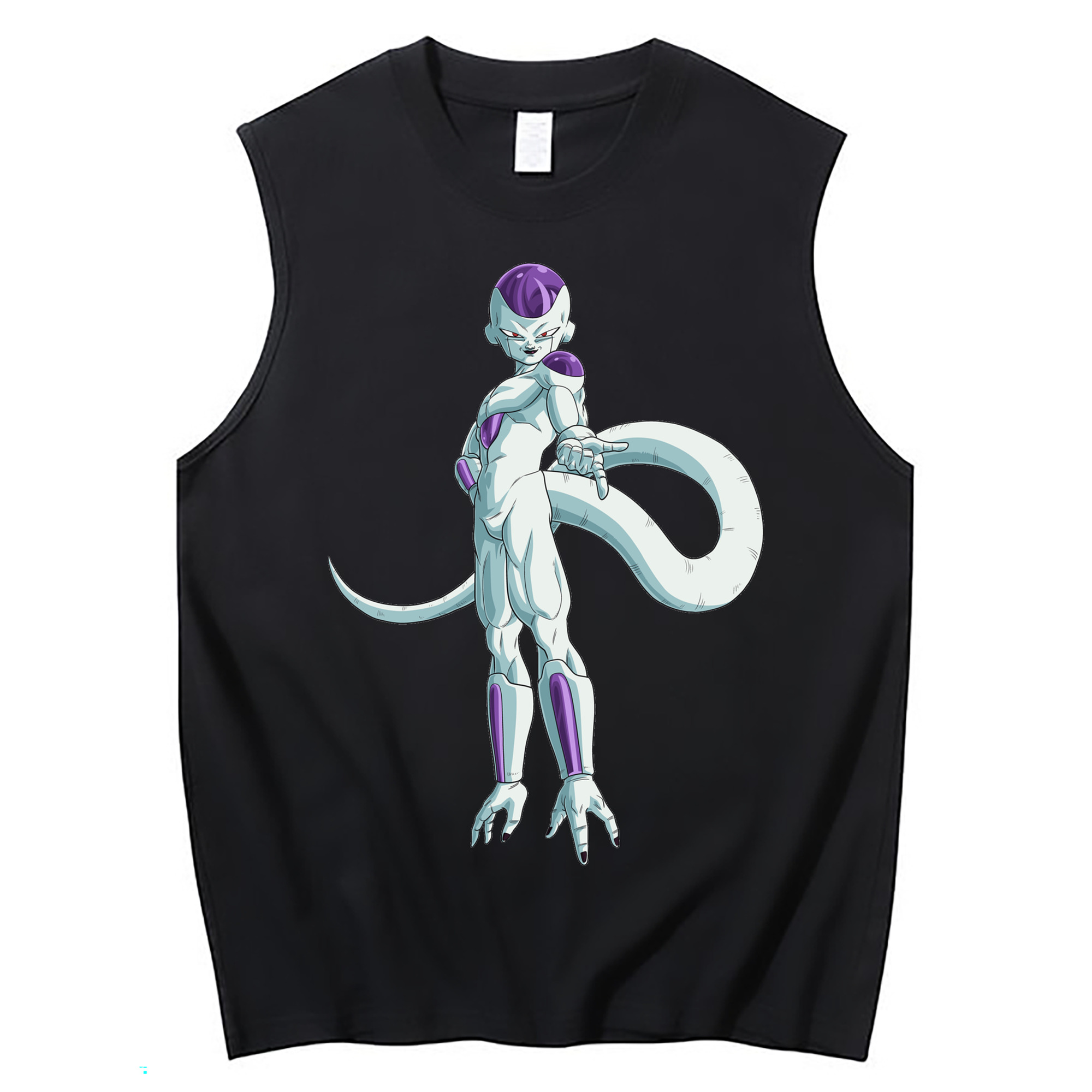 （画像用） ドラゴンボール フリーザ DRAGON BALL Frieza コットン100％タンクトップ（フロントプリント）