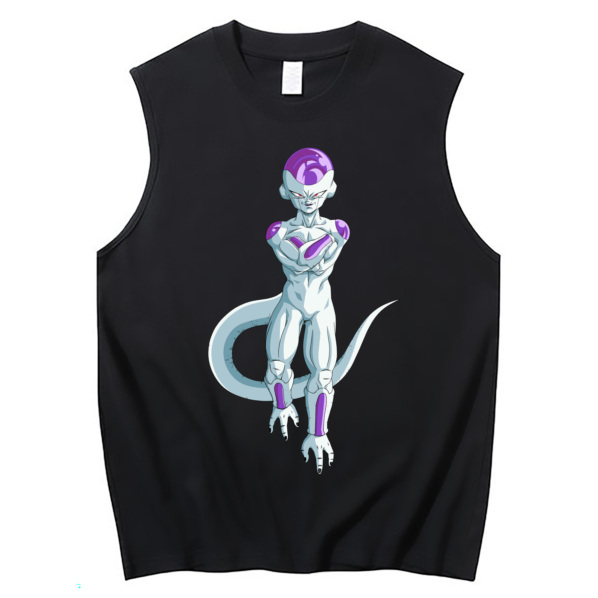 （画像用） ドラゴンボール フリーザ DRAGON BALL Frieza コットン100％タンクトップ（フロントプリント）