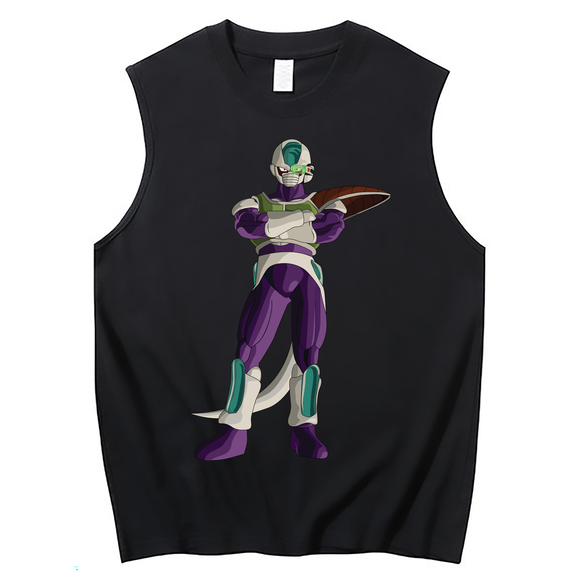 （画像用） ドラゴンボール フリーザ DRAGON BALL Frieza コットン100％タンクトップ（フロントプリント）