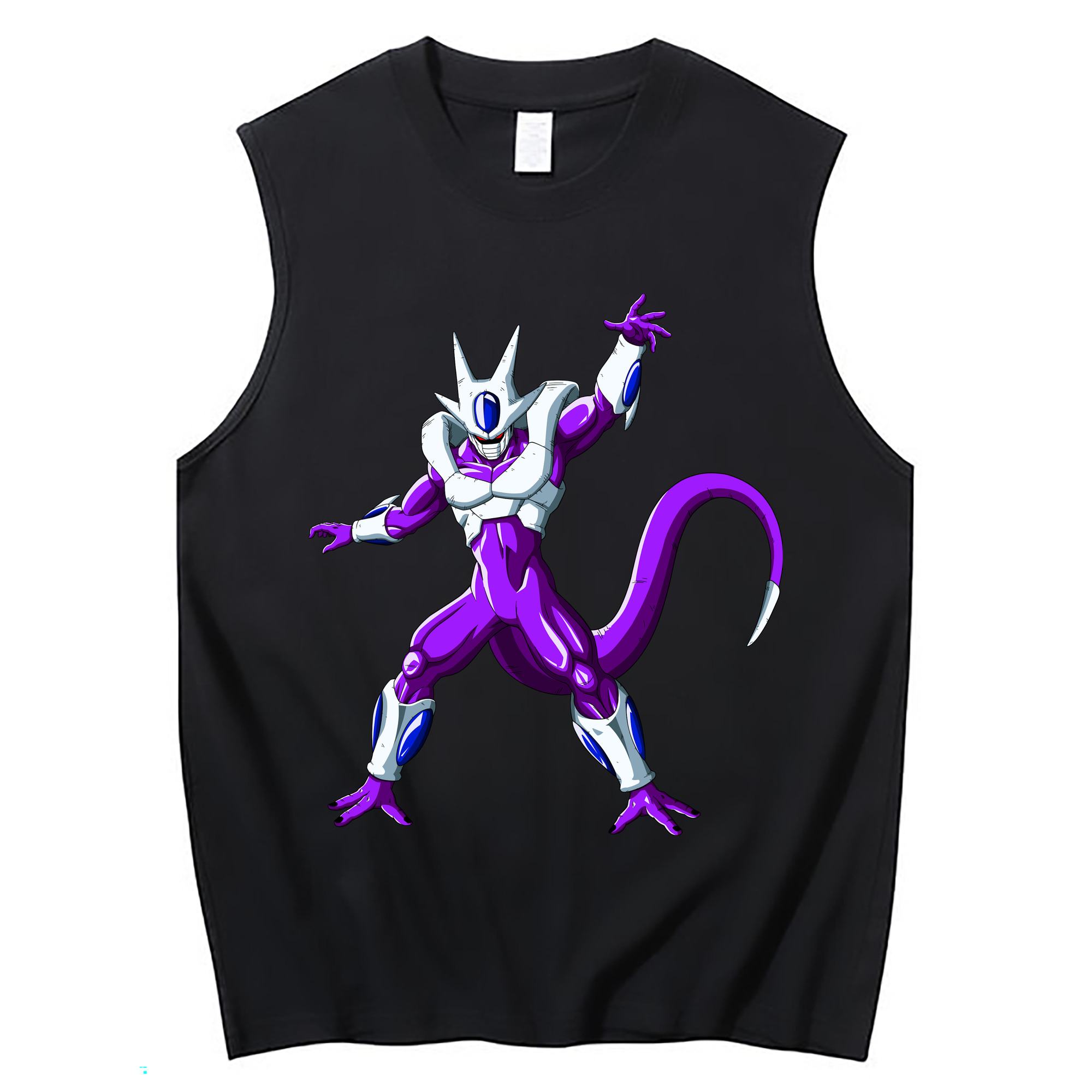 （画像用） ドラゴンボール クウラ DRAGON BALL Cooler Coora コットン100％タンクトップ（フロントプリント）