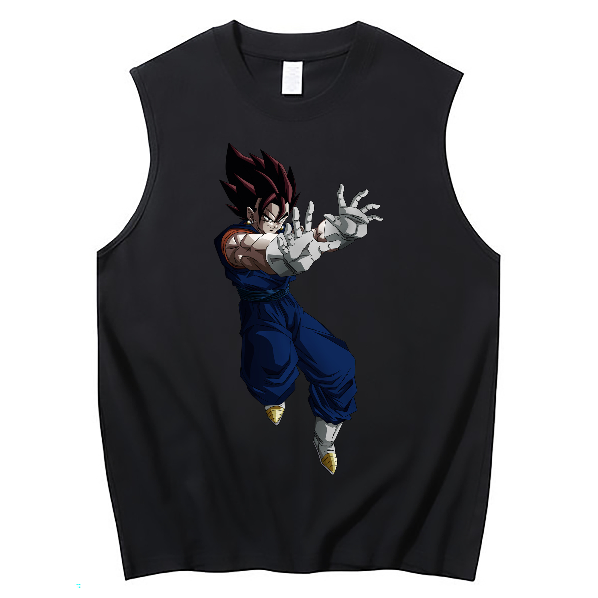 （画像用） ドラゴンボール ベジット DRAGON BALL Vegetto コットン100％タンクトップ（フロントプリント）