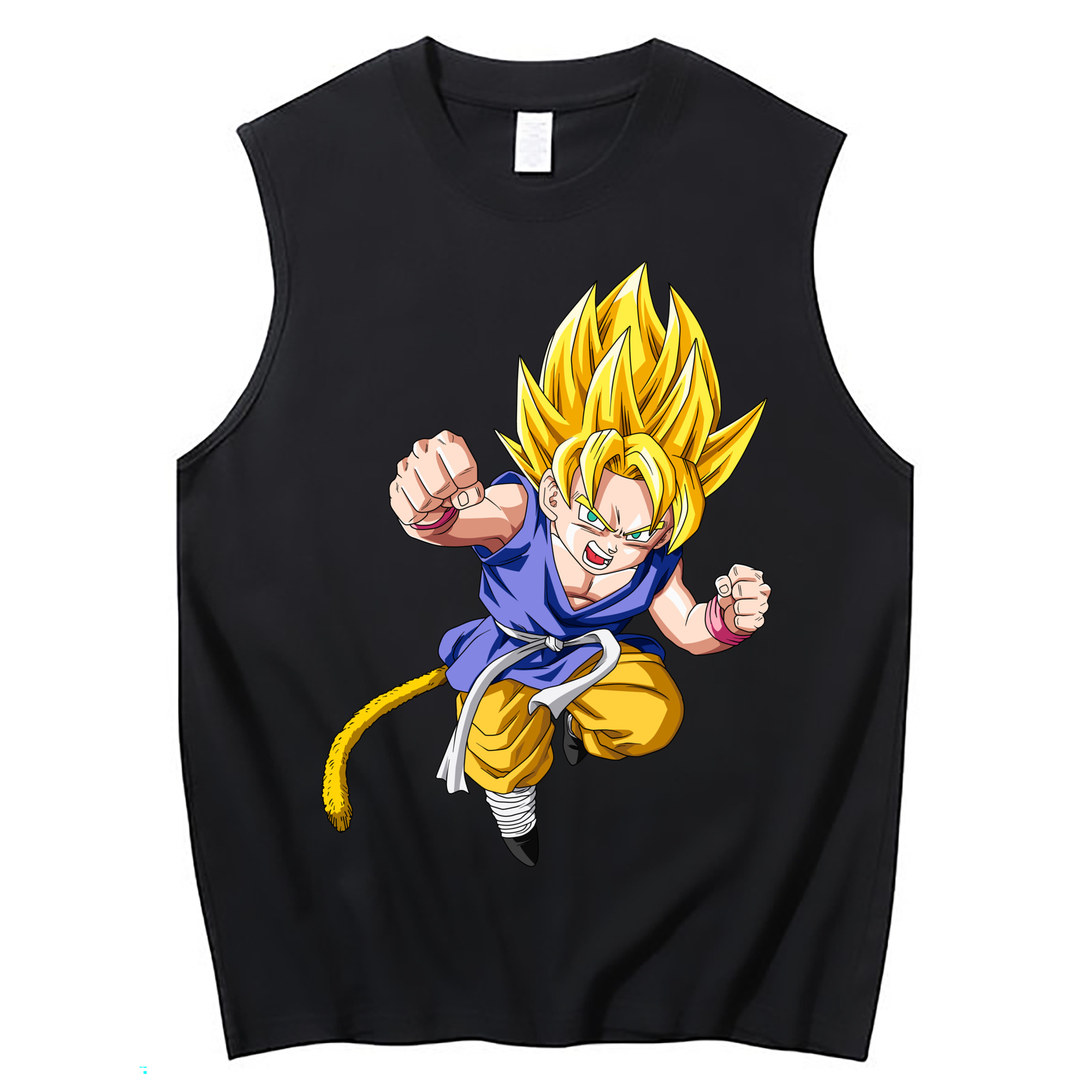 （画像用） ドラゴンボール ベジット DRAGON BALL Vegetto コットン100％タンクトップ（フロントプリント）