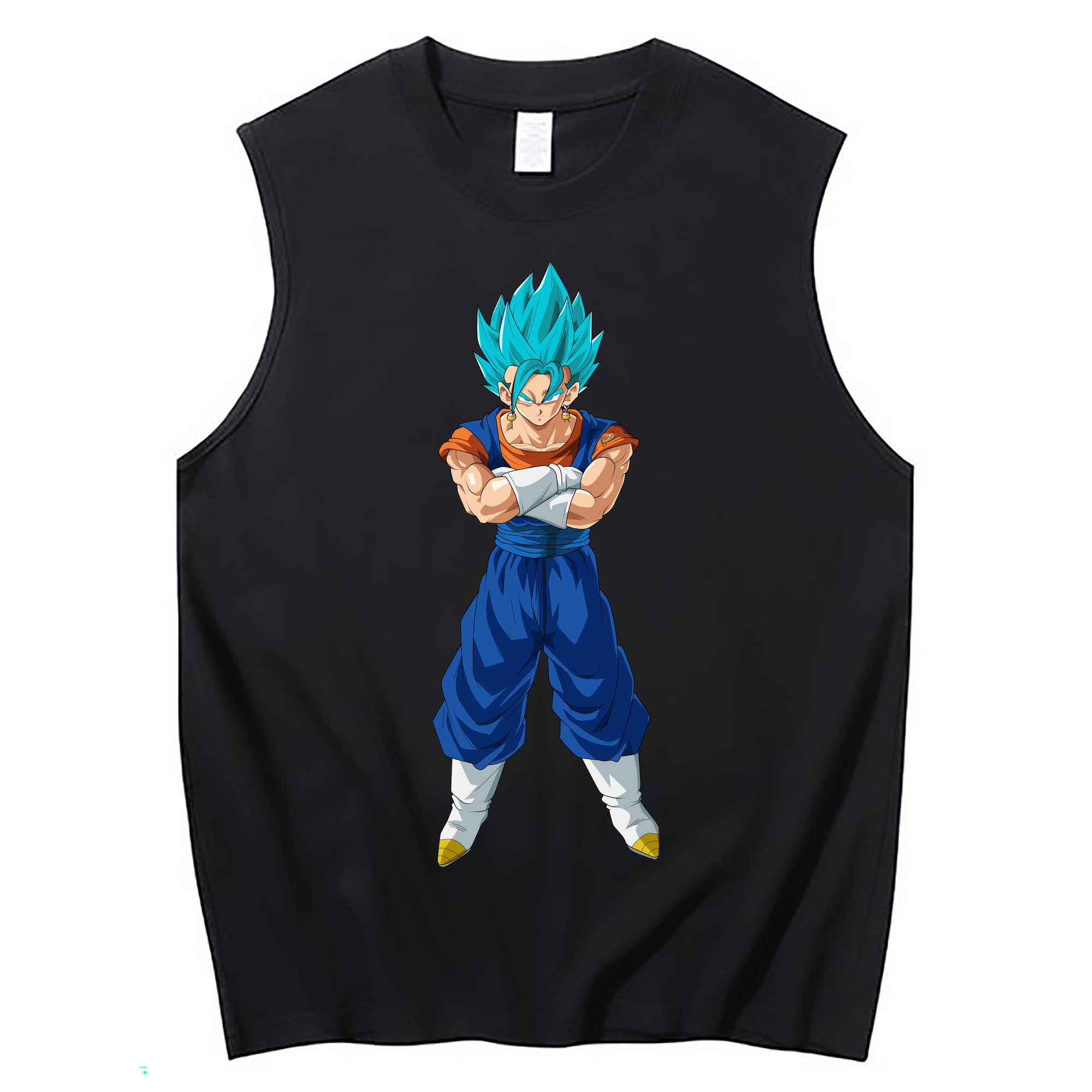 （画像用） ドラゴンボール ベジット DRAGON BALL Vegetto コットン100％タンクトップ（フロントプリント）