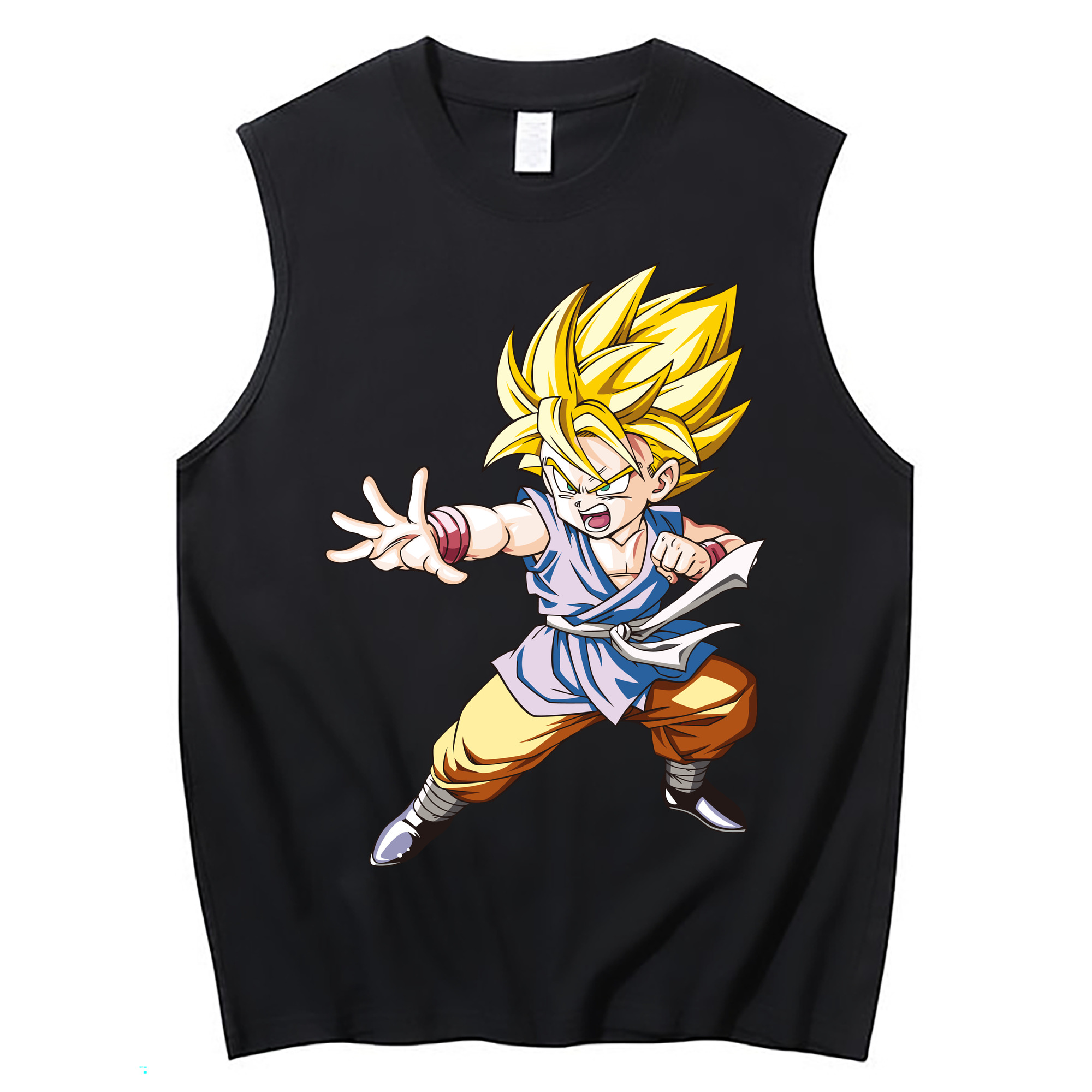 （画像用） ドラゴンボール ベジット DRAGON BALL Vegetto コットン100％タンクトップ（フロントプリント）