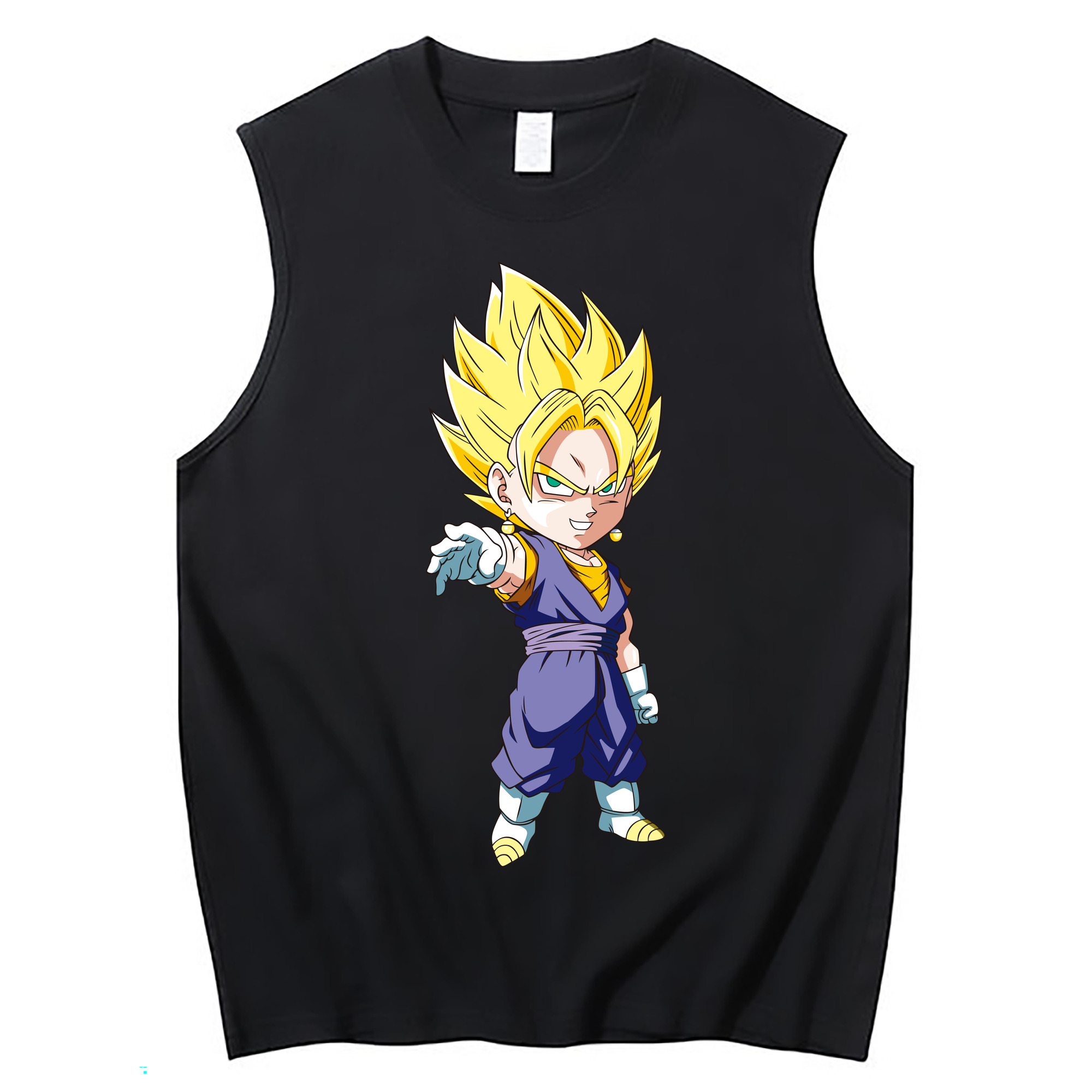 （画像用） ドラゴンボール ベジット DRAGON BALL Vegetto コットン100％タンクトップ（フロントプリント）