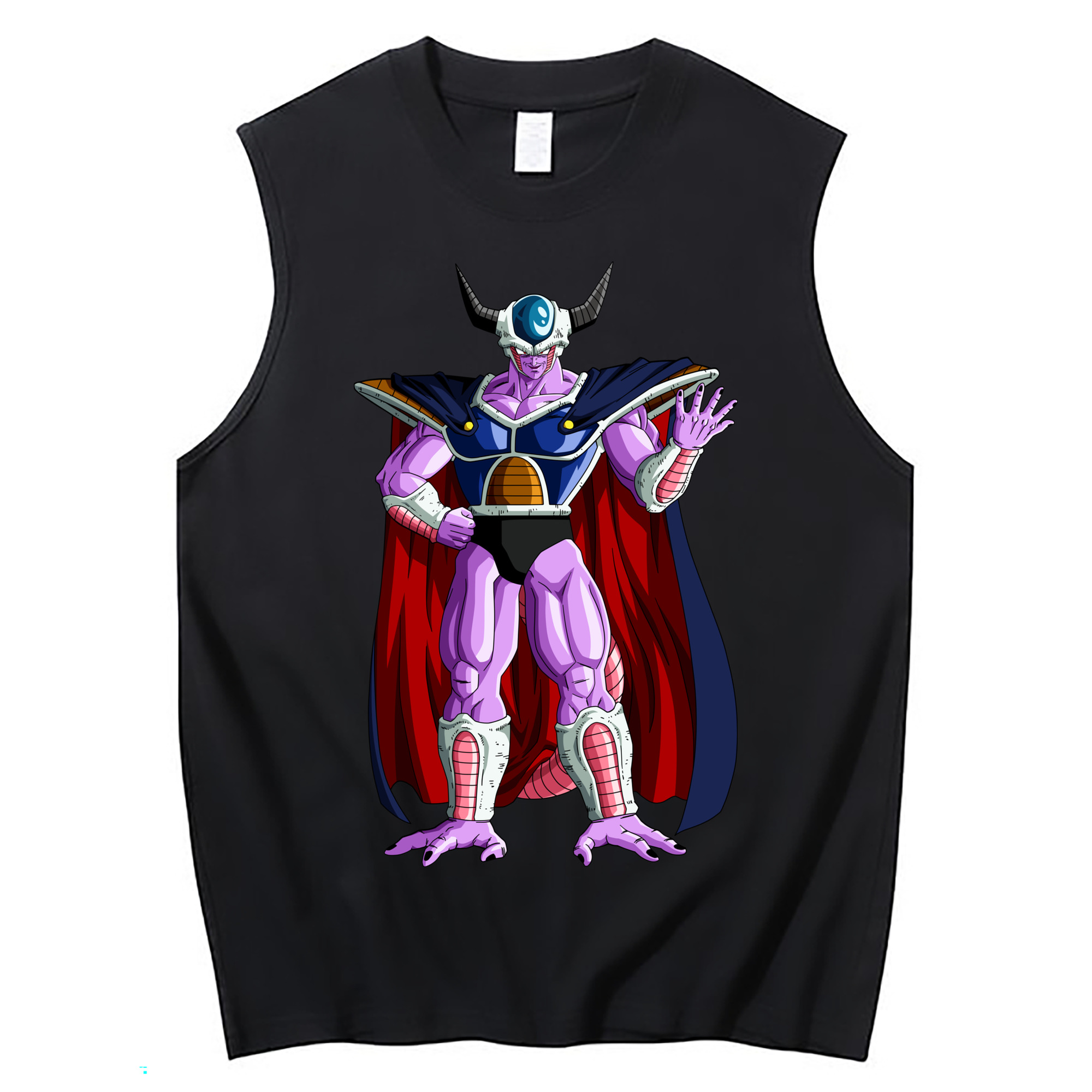 （画像用） ドラゴンボール コルド大王 DRAGON BALL King Cold コットン100％タンクトップ（フロントプリント）
