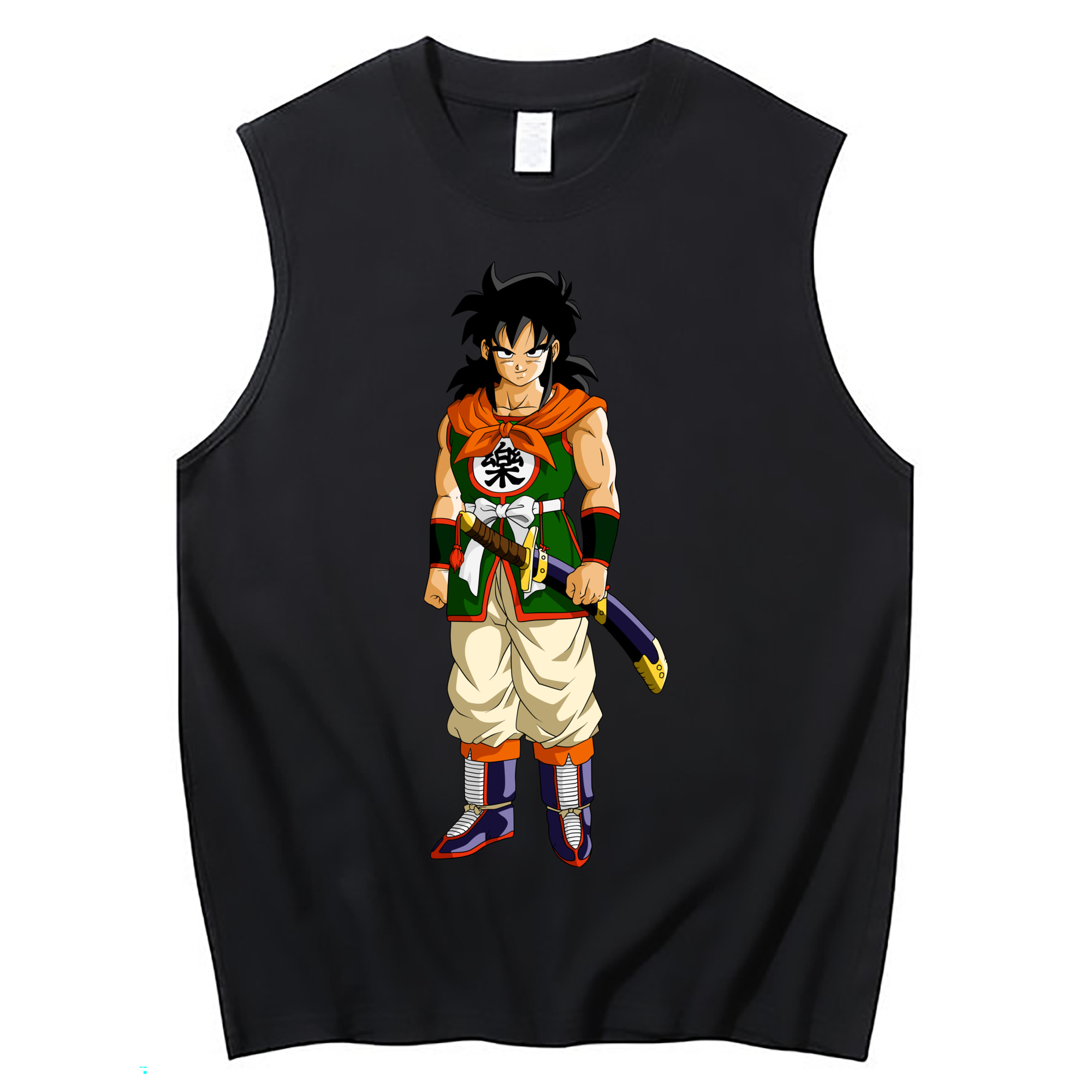 （画像用） ドラゴンボール ヤムチャ DRAGON BALL Yamcha コットン100％タンクトップ（フロントプリント）