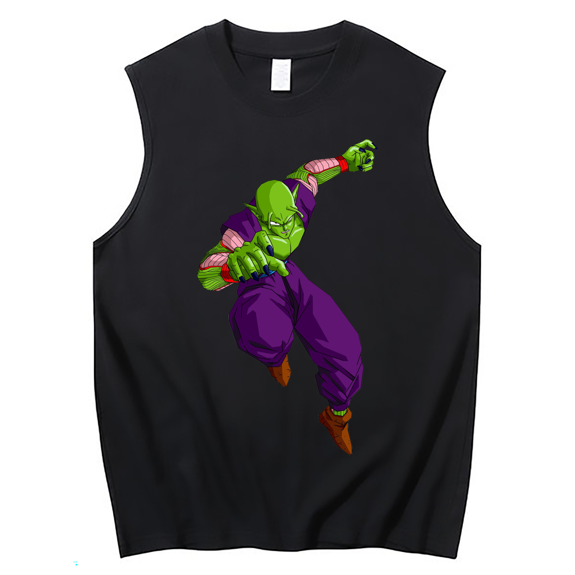 （画像用） ドラゴンボール ピッコロ DRAGON BALL Piccolo コットン100％タンクトップ（フロントプリント）