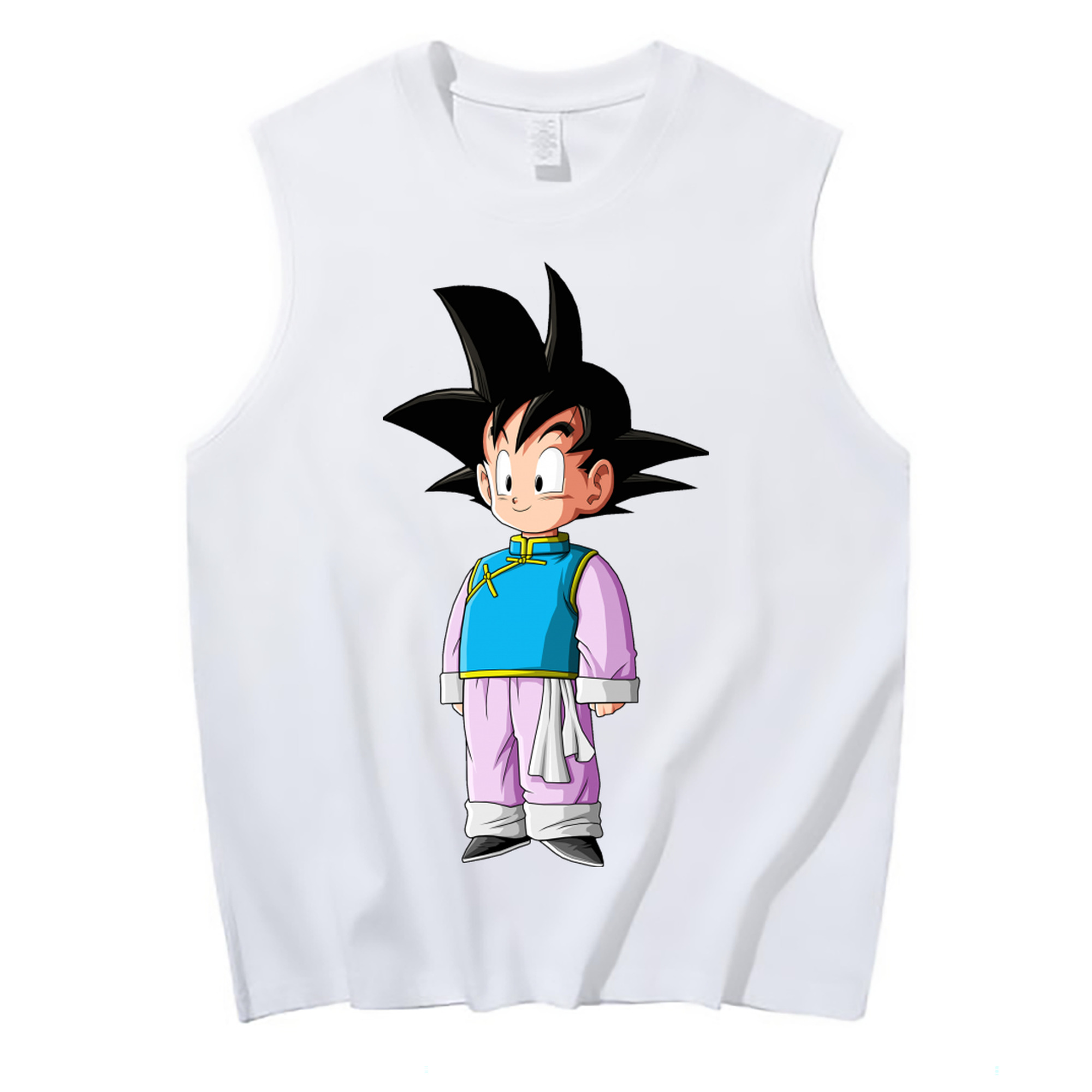 （画像用） ドラゴンボール 孫悟空（そん ごくう）Son Goku カカロット DRAGON BALL Kakarotto コットン100％タンクトップ（フロントプリント）