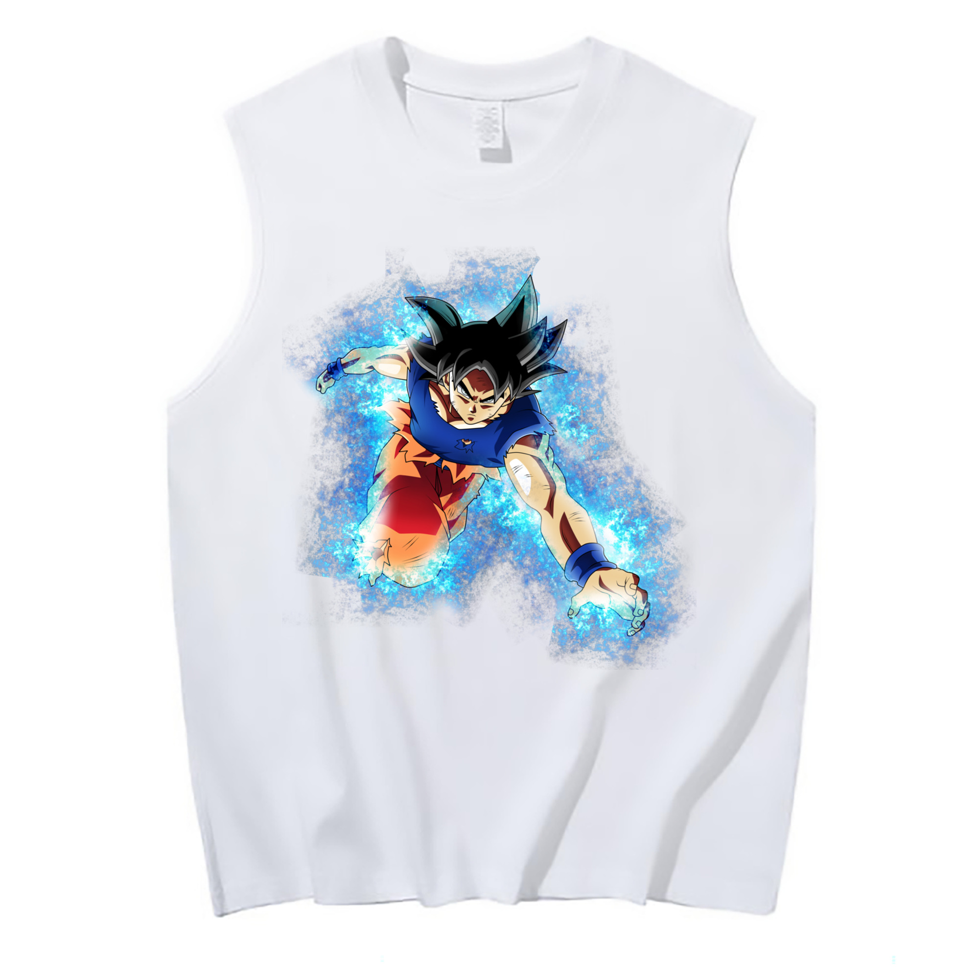 （画像用） ドラゴンボール 孫悟空（そん ごくう）Son Goku カカロット DRAGON BALL Kakarotto コットン100％タンクトップ（フロントプリント）