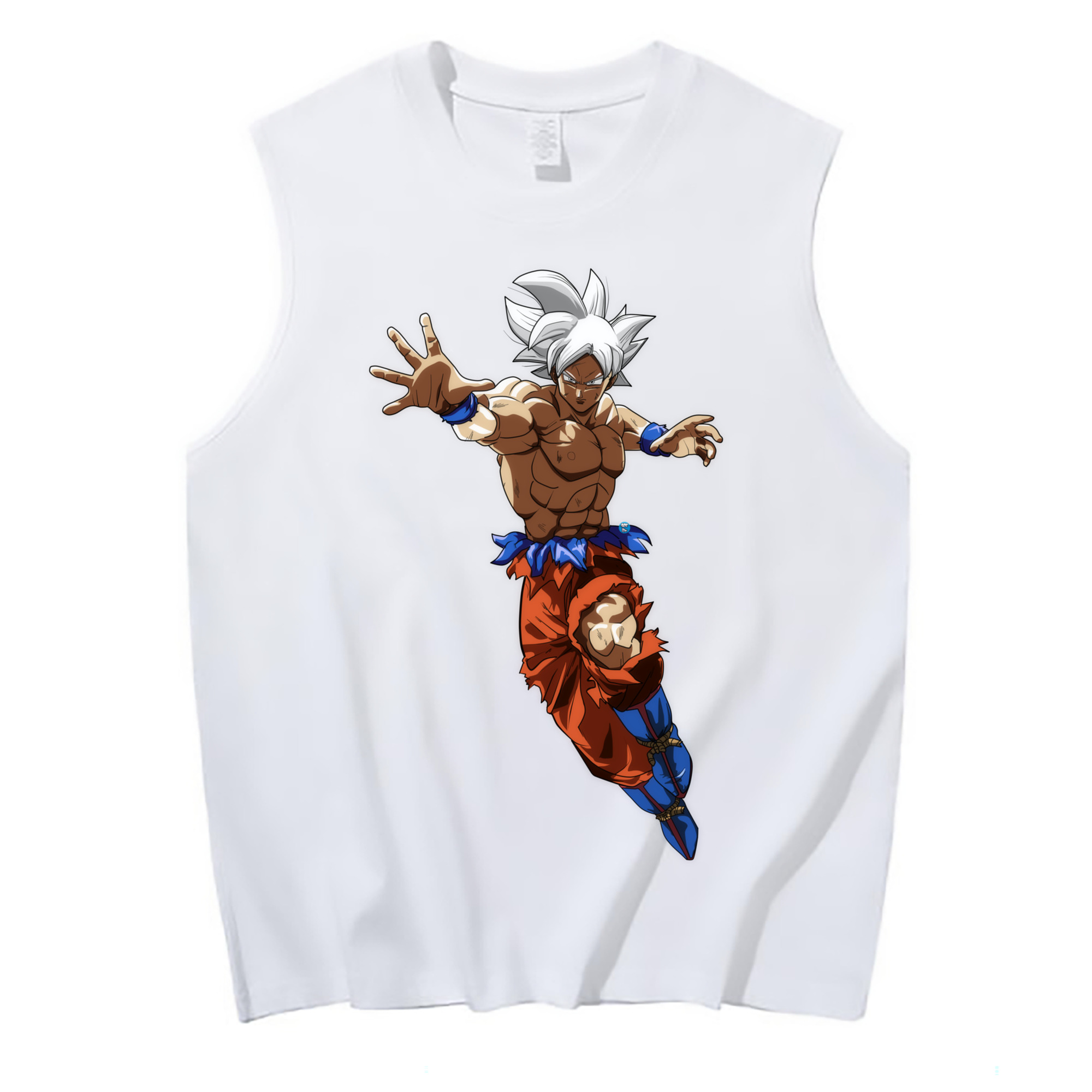 （画像用） ドラゴンボール 孫悟空（そん ごくう）Son Goku カカロット DRAGON BALL Kakarotto コットン100％タンクトップ（フロントプリント）