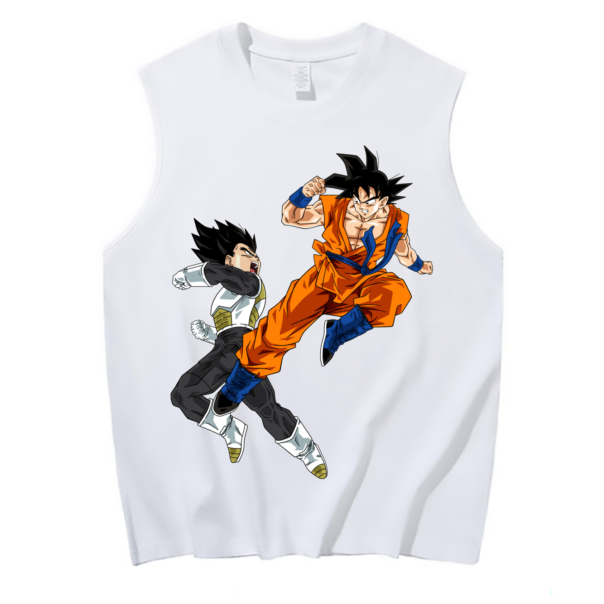 （画像用） ドラゴンボール 孫悟空（そん ごくう）Son Goku カカロット DRAGON BALL Kakarotto コットン100％タンクトップ（フロントプリント）