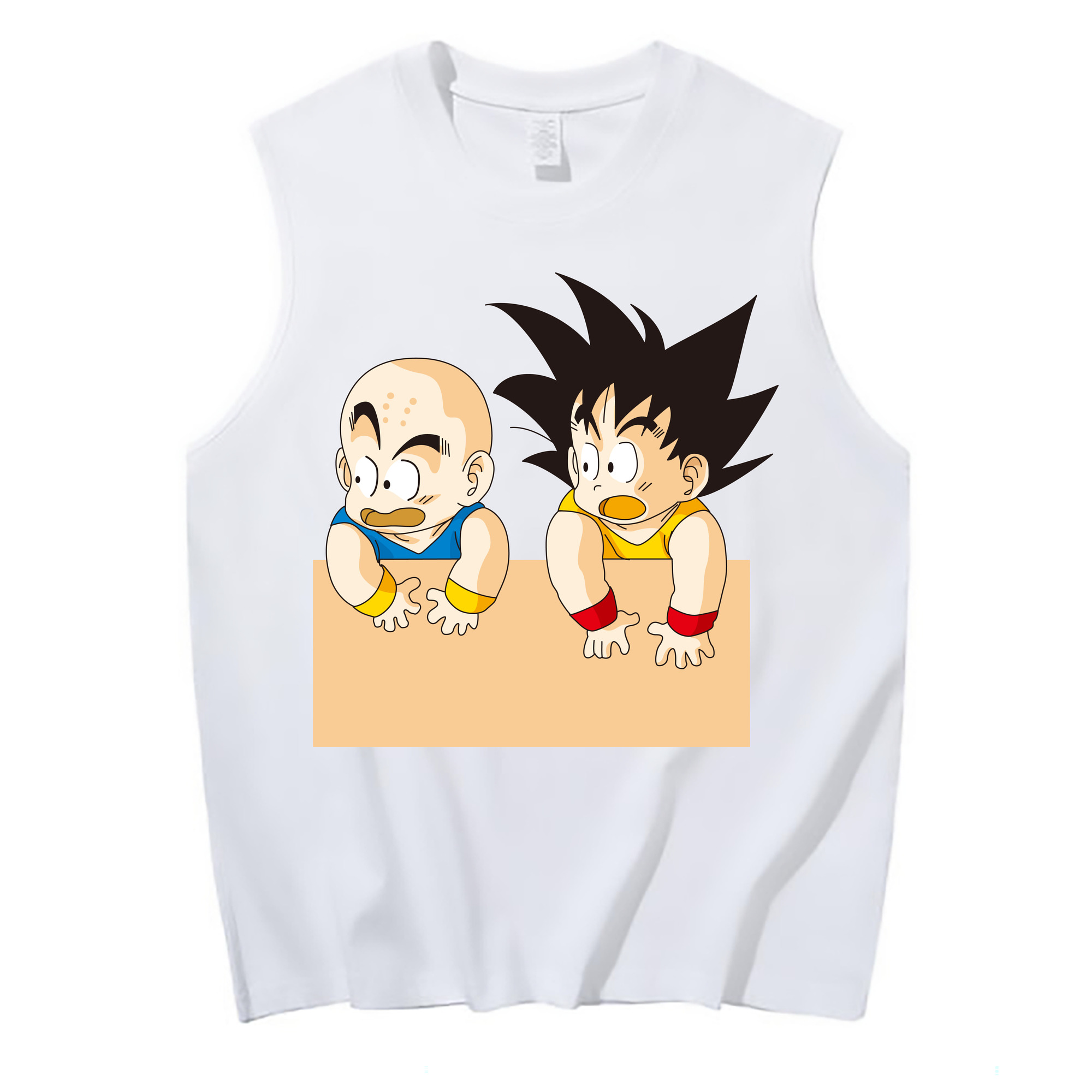 （画像用） ドラゴンボール 孫悟空（そん ごくう）Son Goku カカロット DRAGON BALL Kakarotto コットン100％タンクトップ（フロントプリント）