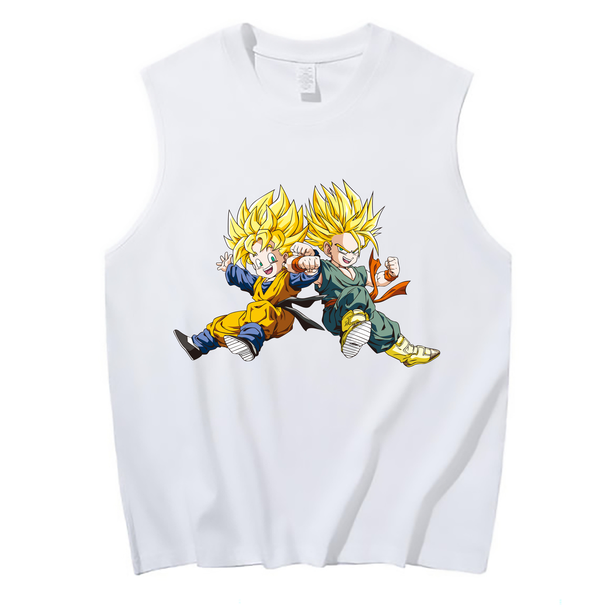 （画像用） ドラゴンボール 孫悟空（そん ごくう）Son Goku カカロット DRAGON BALL Kakarotto コットン100％タンクトップ（フロントプリント）