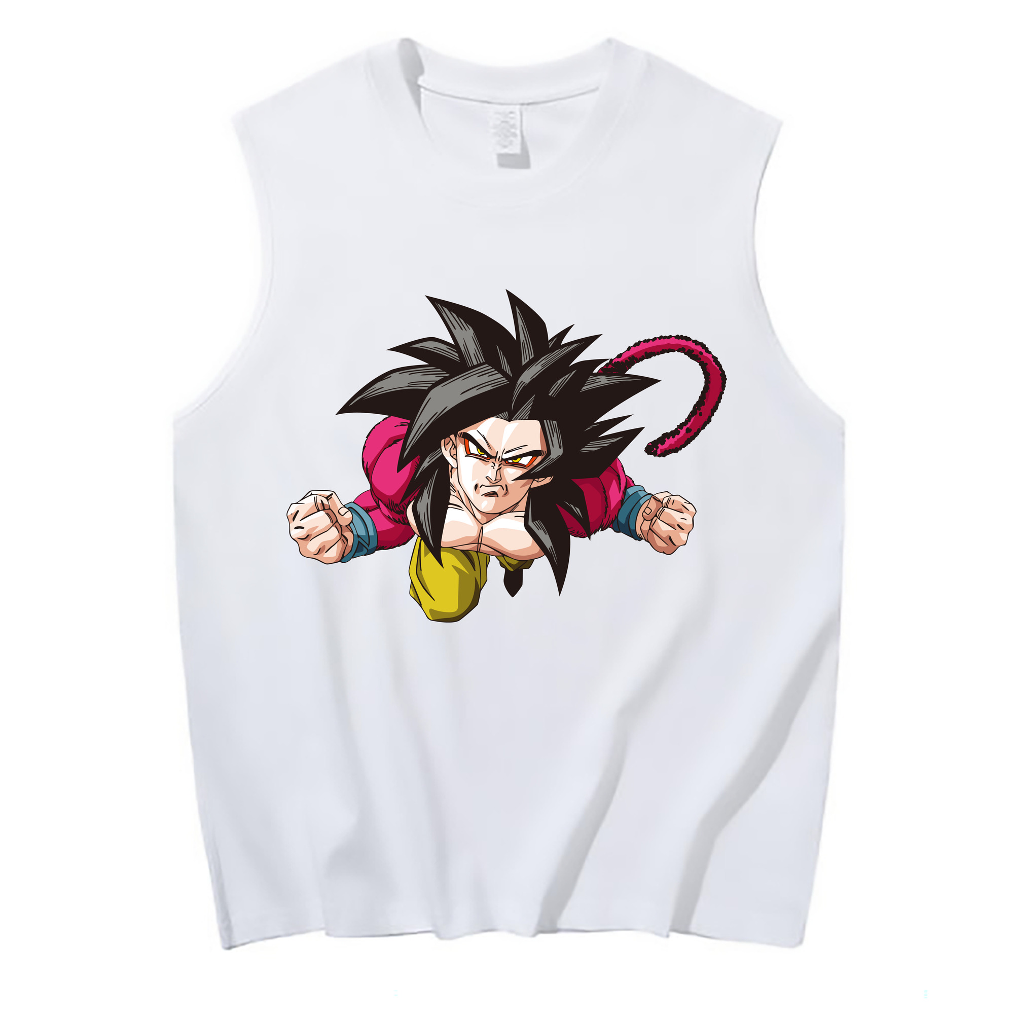 （画像用） ドラゴンボール 孫悟空（そん ごくう）Son Goku カカロット DRAGON BALL Kakarotto コットン100％タンクトップ（フロントプリント）