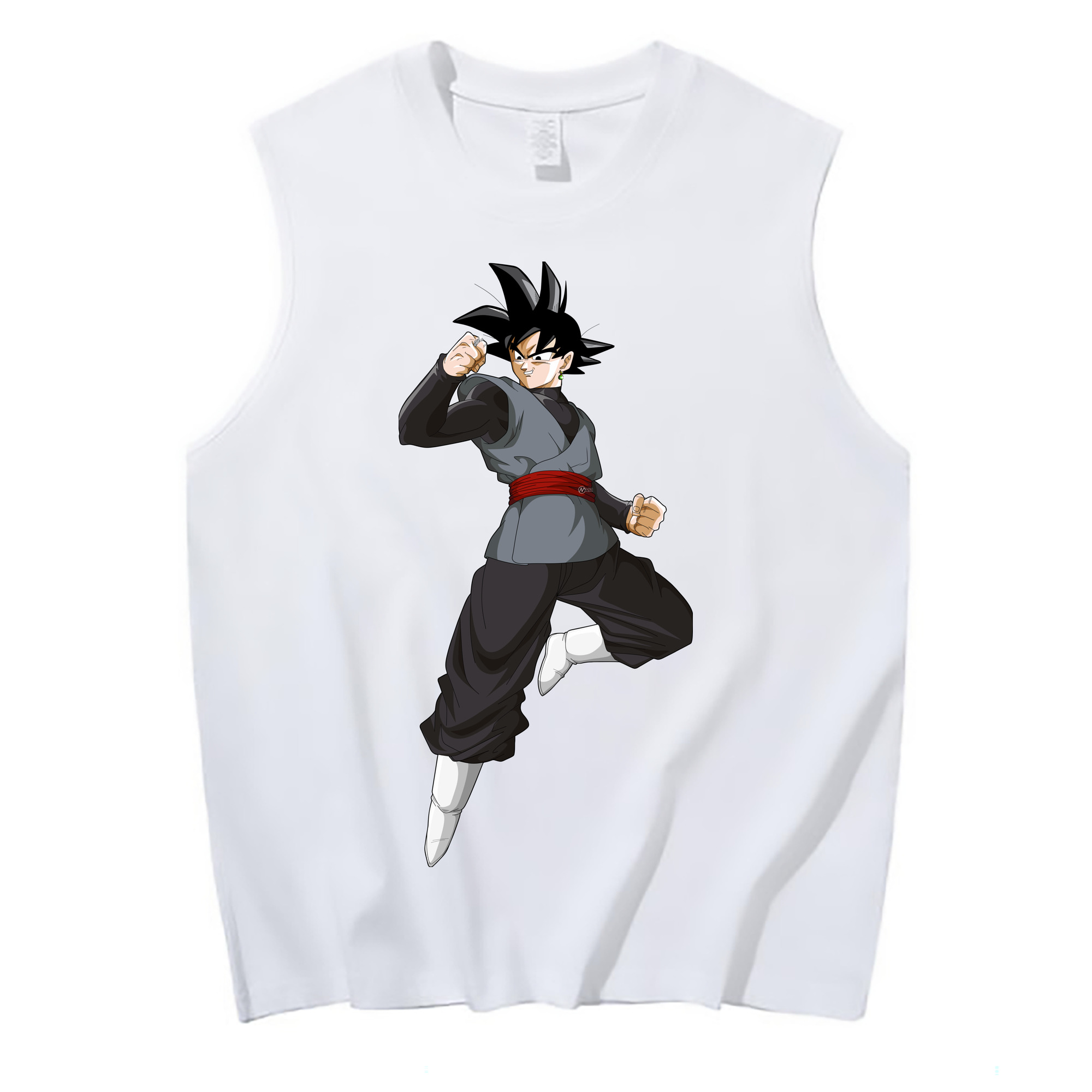 （画像用） ドラゴンボール ベジータ四世（Bejīta Yonsei）DRAGON BALL Vegeta IV コットン100％タンクトップ（フロントプリント）
