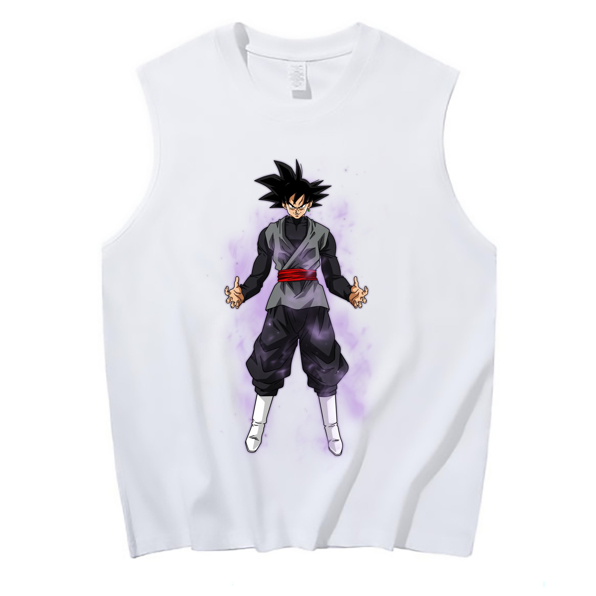 （画像用） ドラゴンボール ベジータ四世（Bejīta Yonsei）DRAGON BALL Vegeta IV コットン100％タンクトップ（フロントプリント）