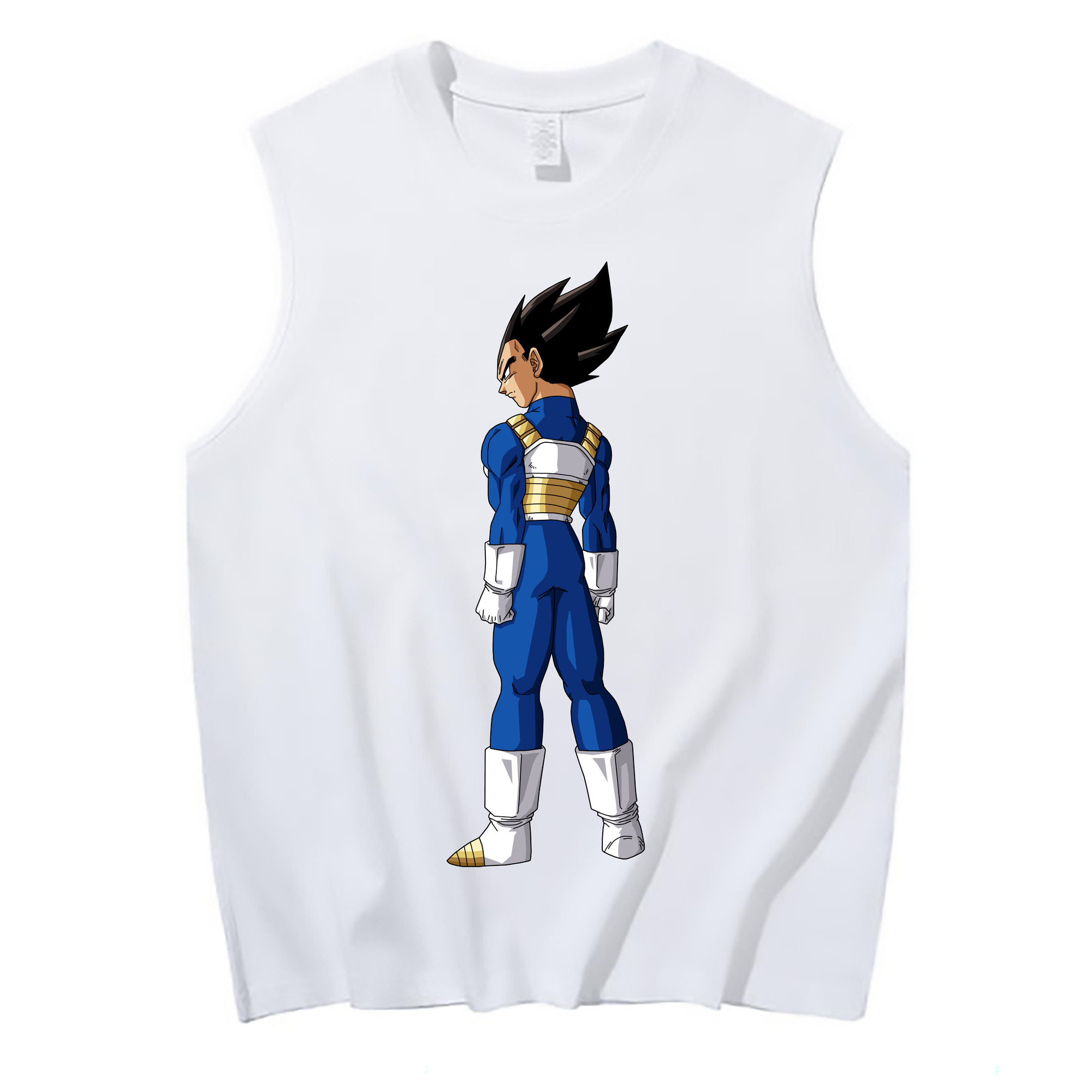 （画像用） ドラゴンボール ベジータ四世（Bejīta Yonsei）DRAGON BALL Vegeta IV コットン100％タンクトップ（フロントプリント）