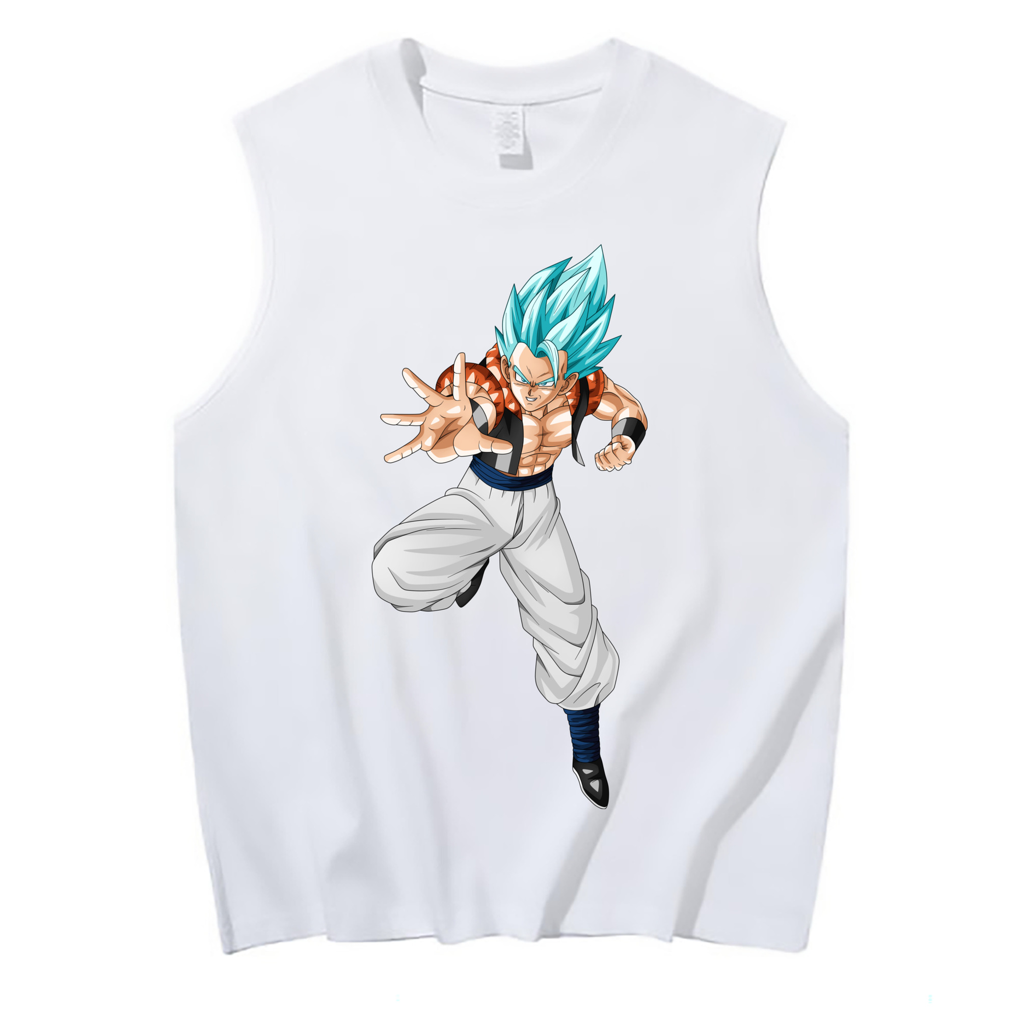 （画像用） ドラゴンボール ベジータ四世（Bejīta Yonsei）DRAGON BALL Vegeta IV コットン100％タンクトップ（フロントプリント）