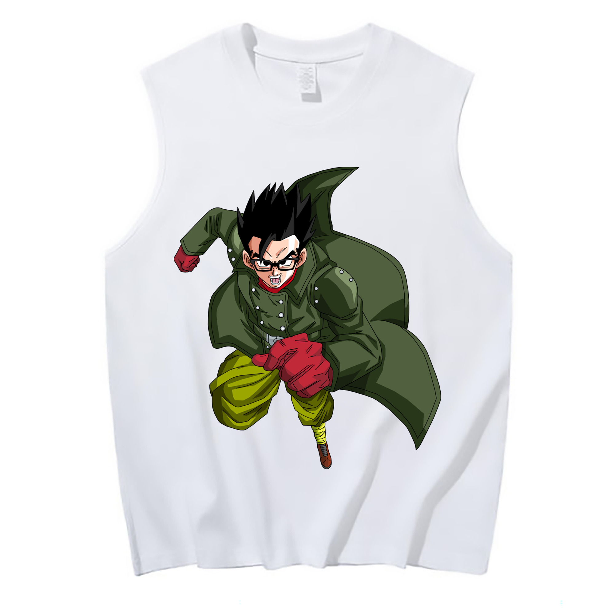（画像用） ドラゴンボール 孫 悟飯（そんごはん）DRAGON BALL Son Gohan コットン100％タンクトップ（フロントプリント）
