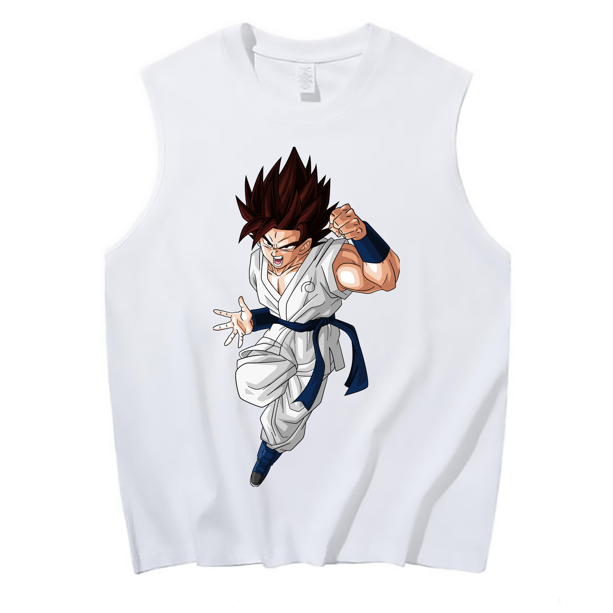 （画像用） ドラゴンボール 孫 悟飯（そんごはん）DRAGON BALL Son Gohan コットン100％タンクトップ（フロントプリント）
