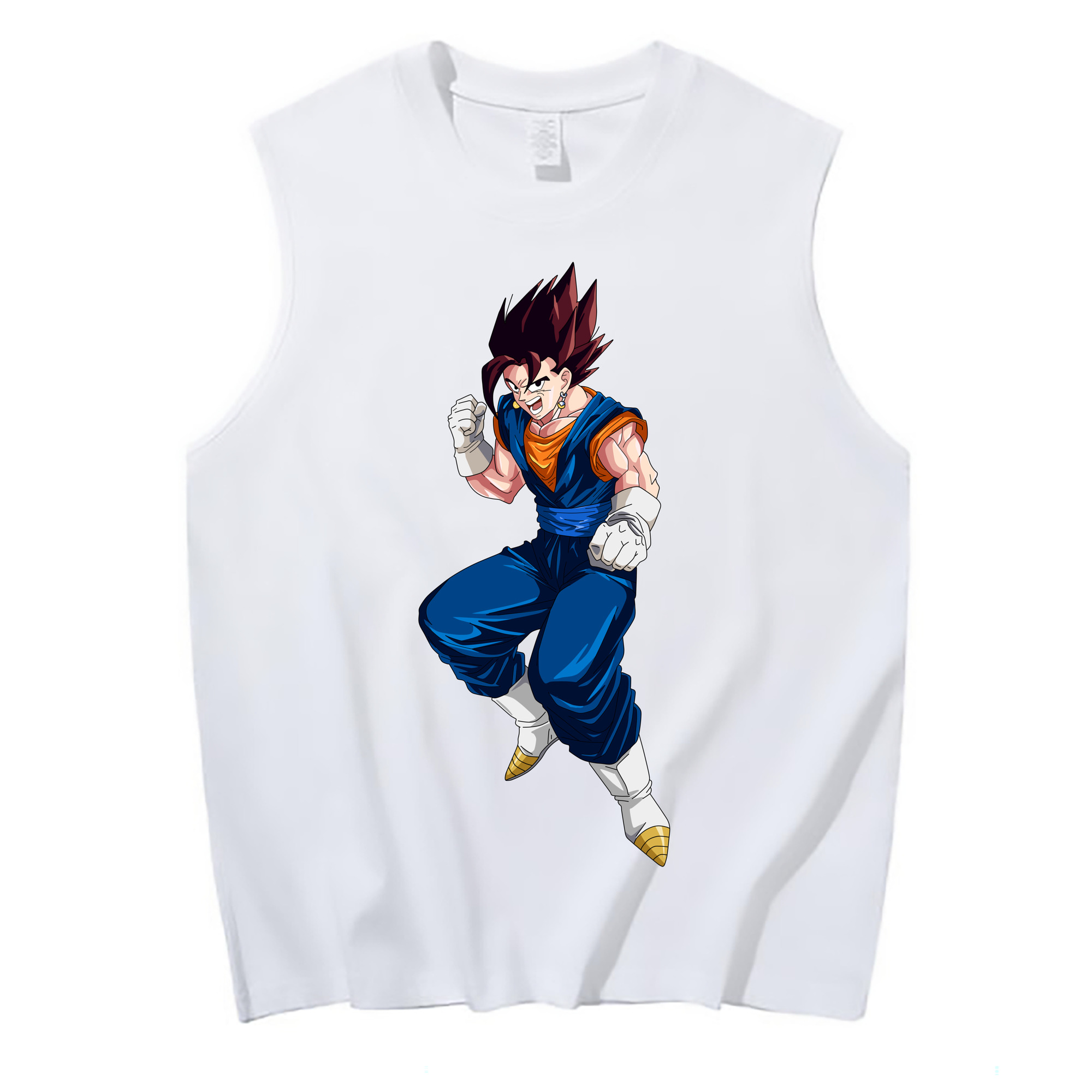 （画像用） ドラゴンボール 孫 悟飯（そんごはん）DRAGON BALL Son Gohan コットン100％タンクトップ（フロントプリント）