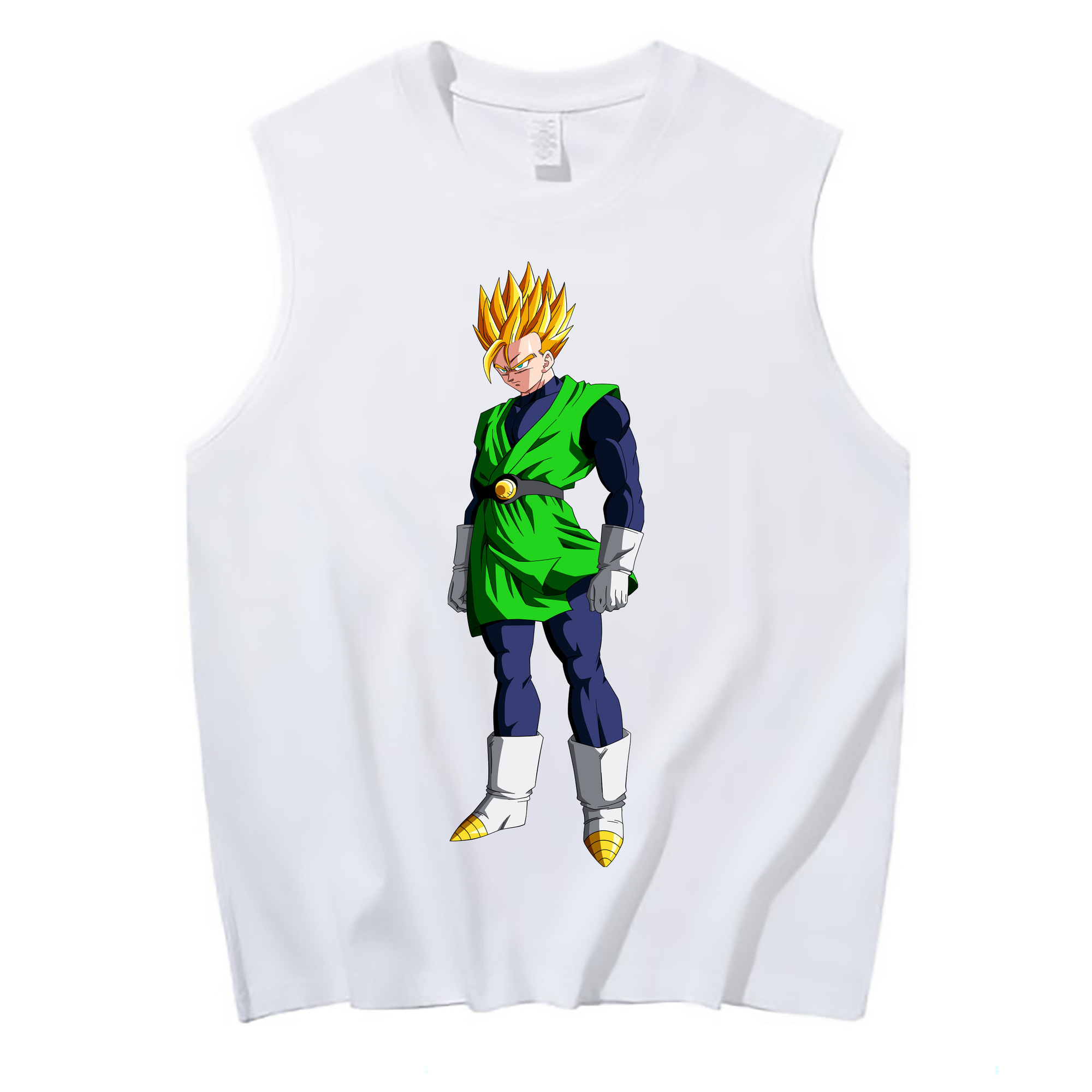 （画像用） ドラゴンボール 孫 悟飯（そんごはん）DRAGON BALL Son Gohan コットン100％タンクトップ（フロントプリント）